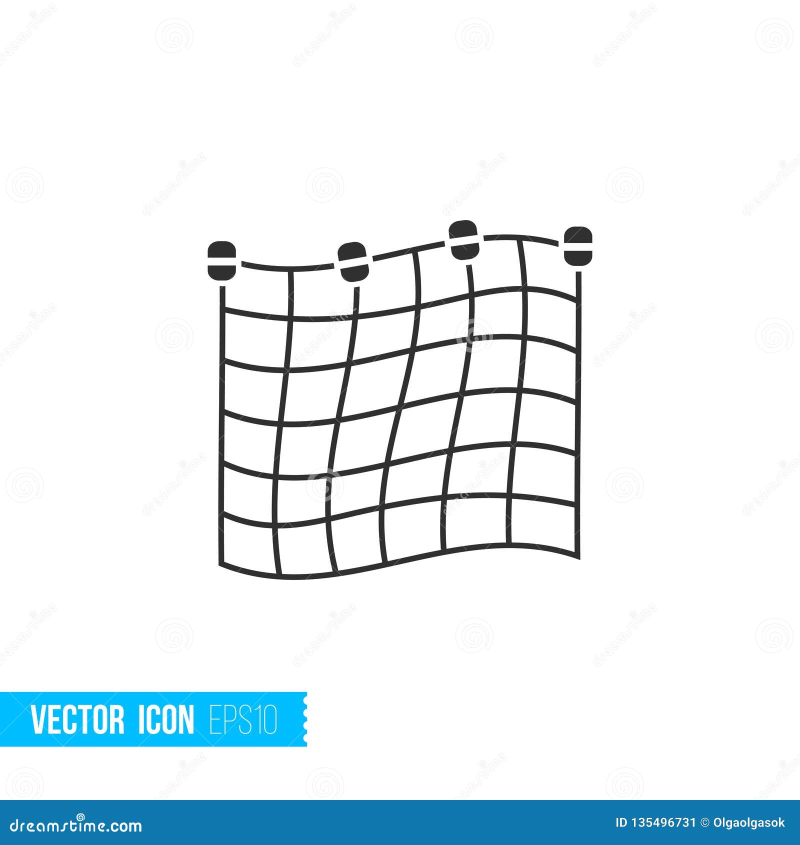 butterfly catcher thin line icon. catcher, fishnet icon.