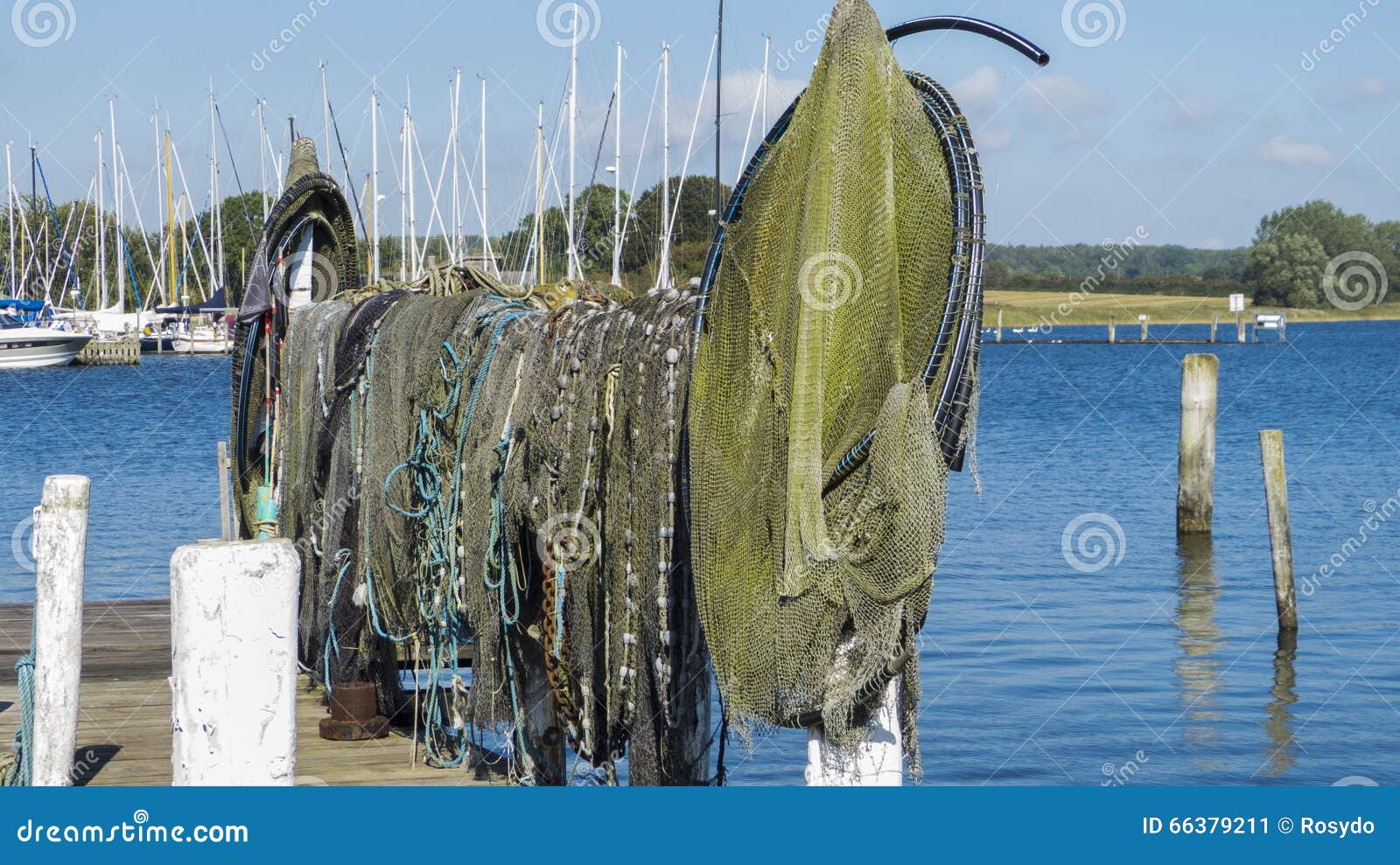 Fishing Nets and Fish Traps Stock Image - Image of rusty, holder