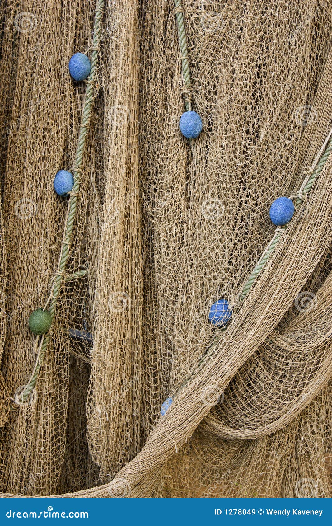 Fishing Nets with Floats stock image. Image of drape, equipment