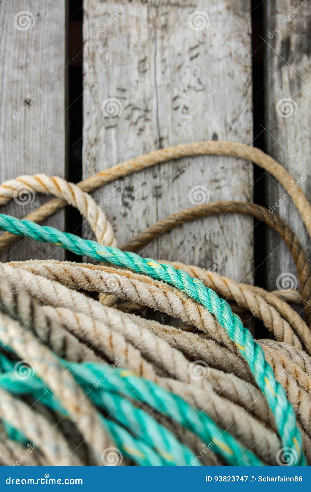 Fishing nets and floats stock image. Image of rope, fisherman - 93823747