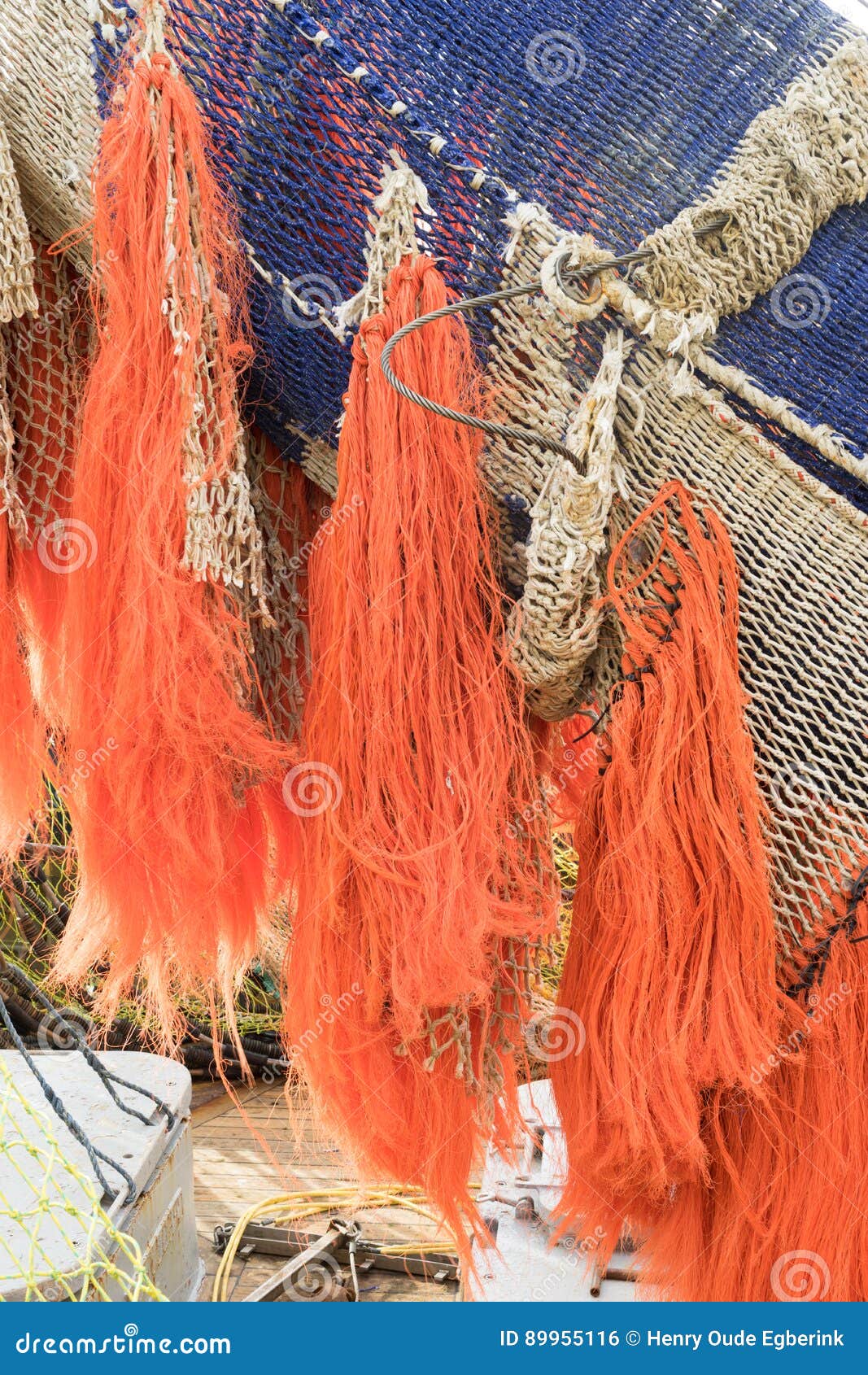 Fishing Nets in Various Colors Stock Photo Image of maritime