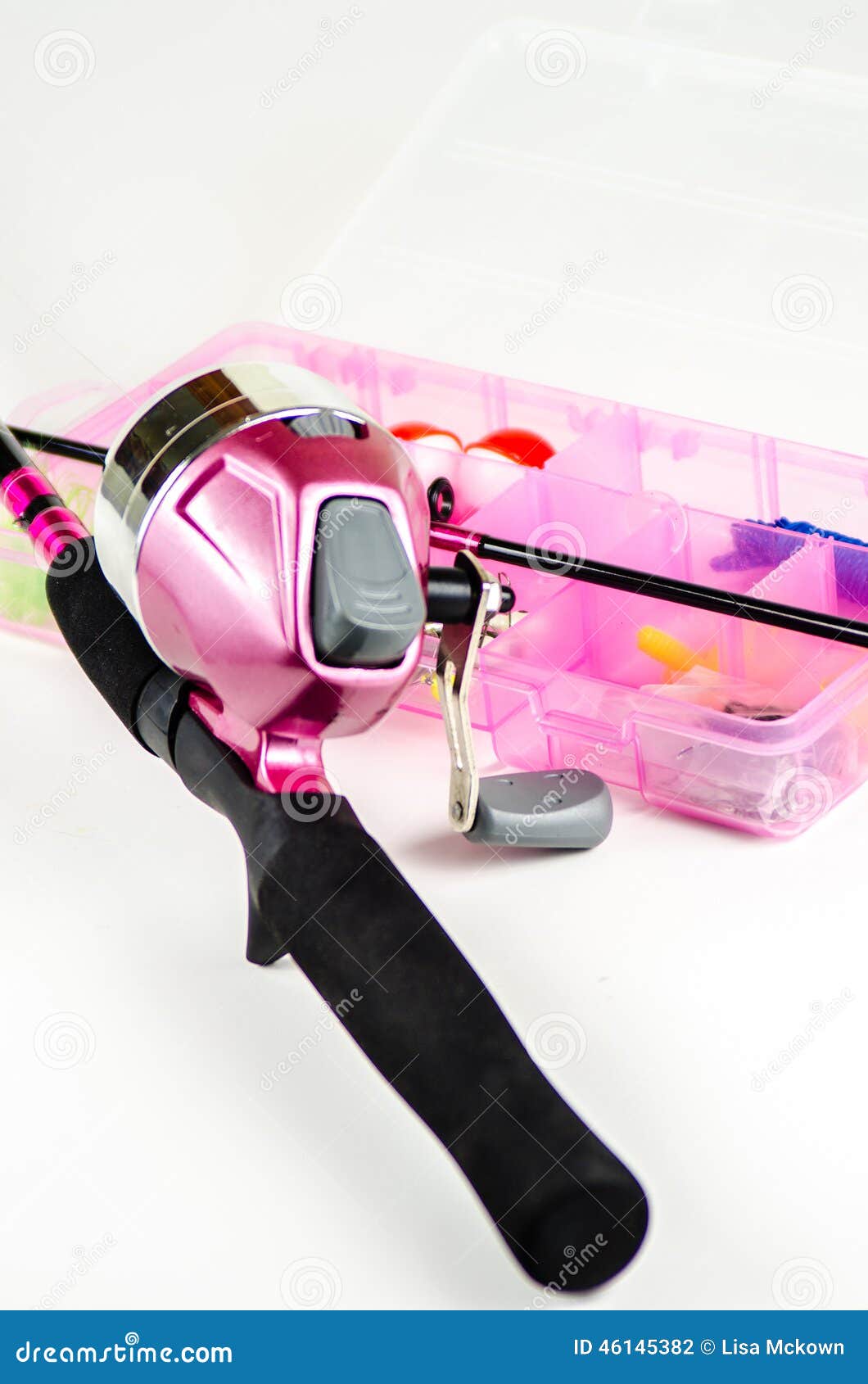https://thumbs.dreamstime.com/z/fishing-pole-tackle-pink-gear-box-awareness-breast-cancer-46145382.jpg