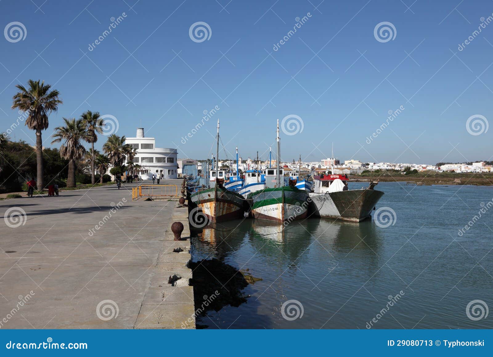 Fishing Port of Barbate, Andalusia, Spain Editorial Stock Photo Image