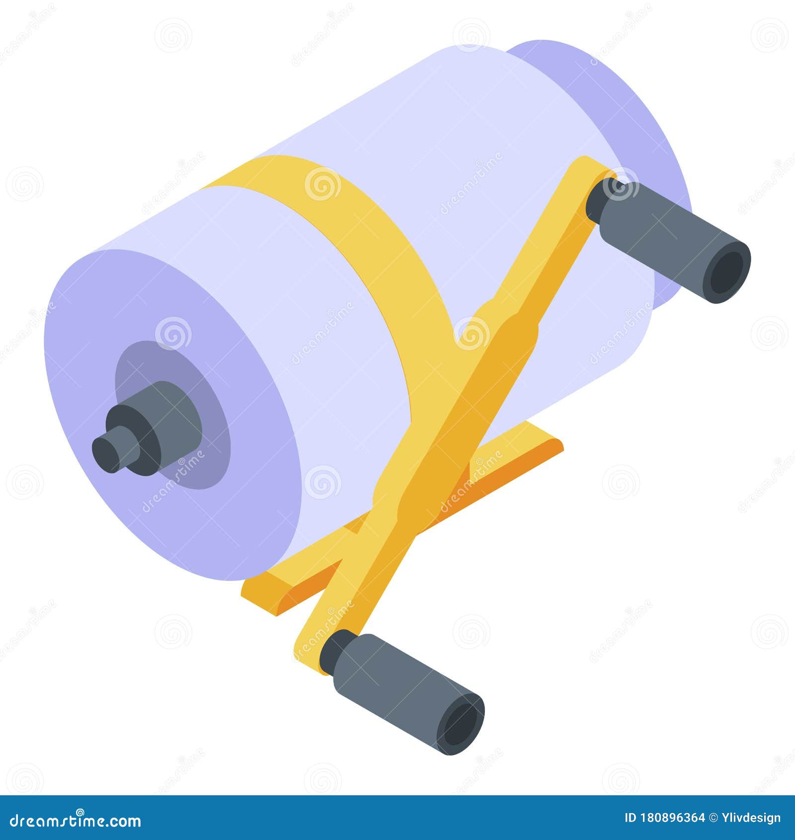 Fishing Reel Icon, Isometric Style Stock Vector ...