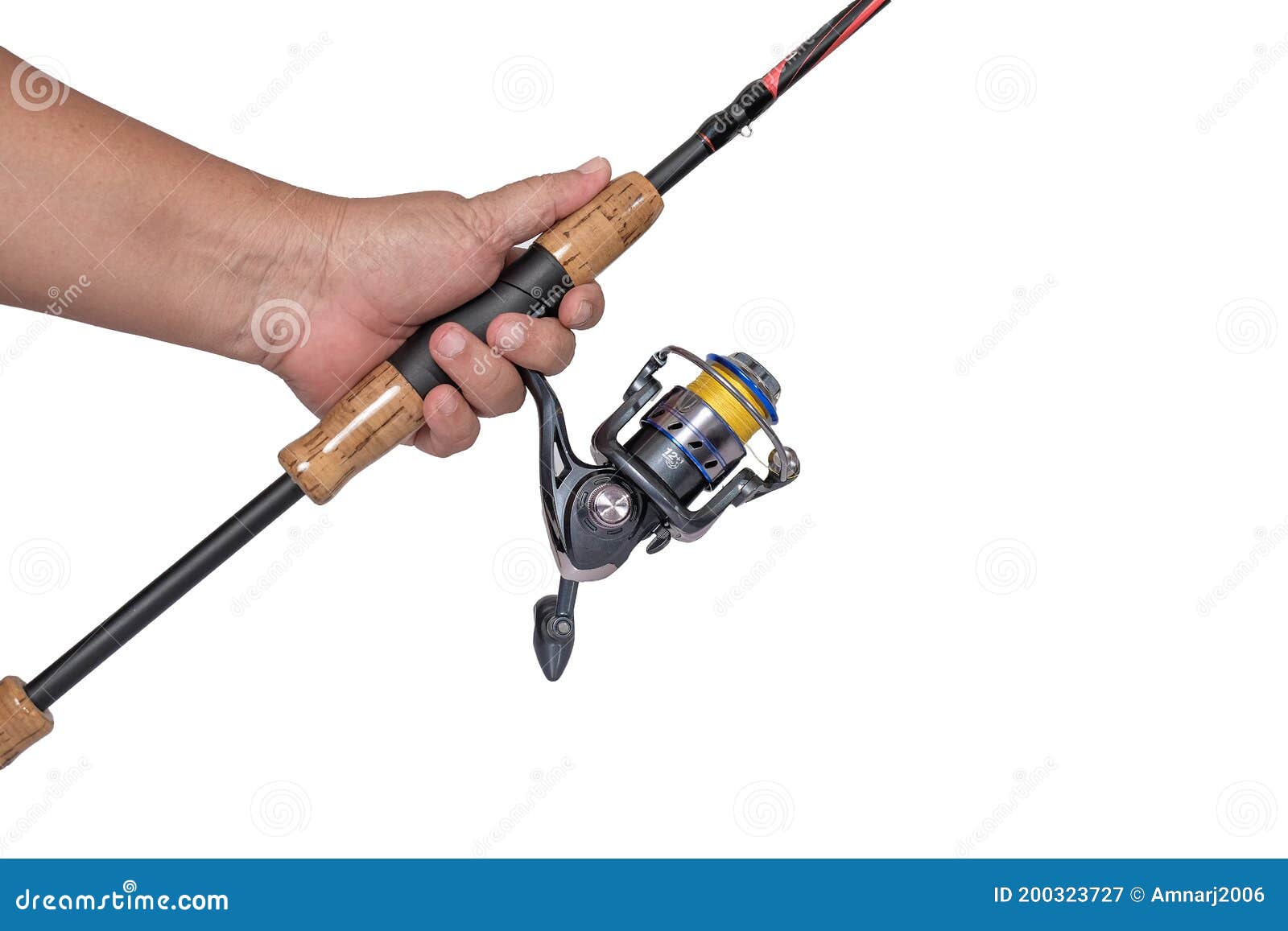 Fishing Reel and Rod for Hobby Stock Image Image of line, fishing