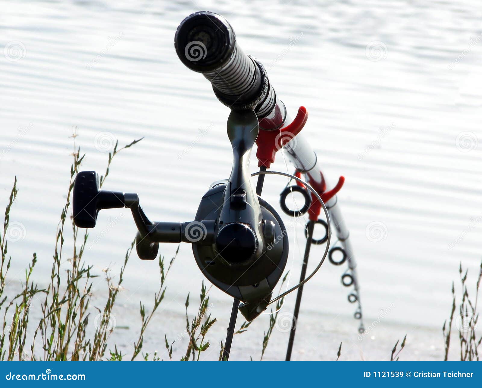 Fishing rod stock image. Image of nature, trip, pole, lure 1121539