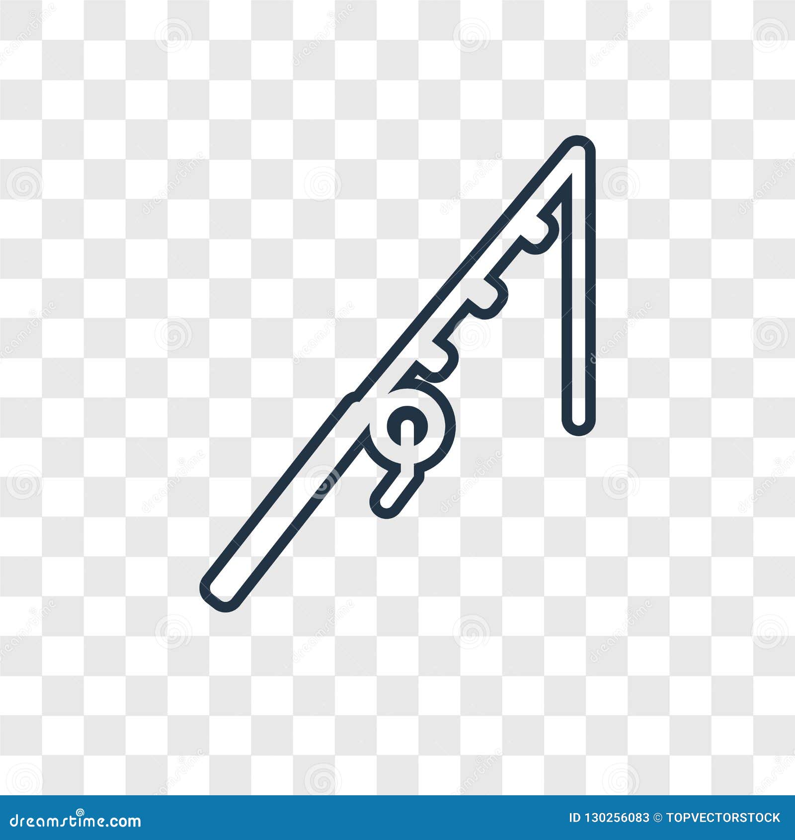 Download Fishing Rod Concept Vector Linear Icon Isolated On ...