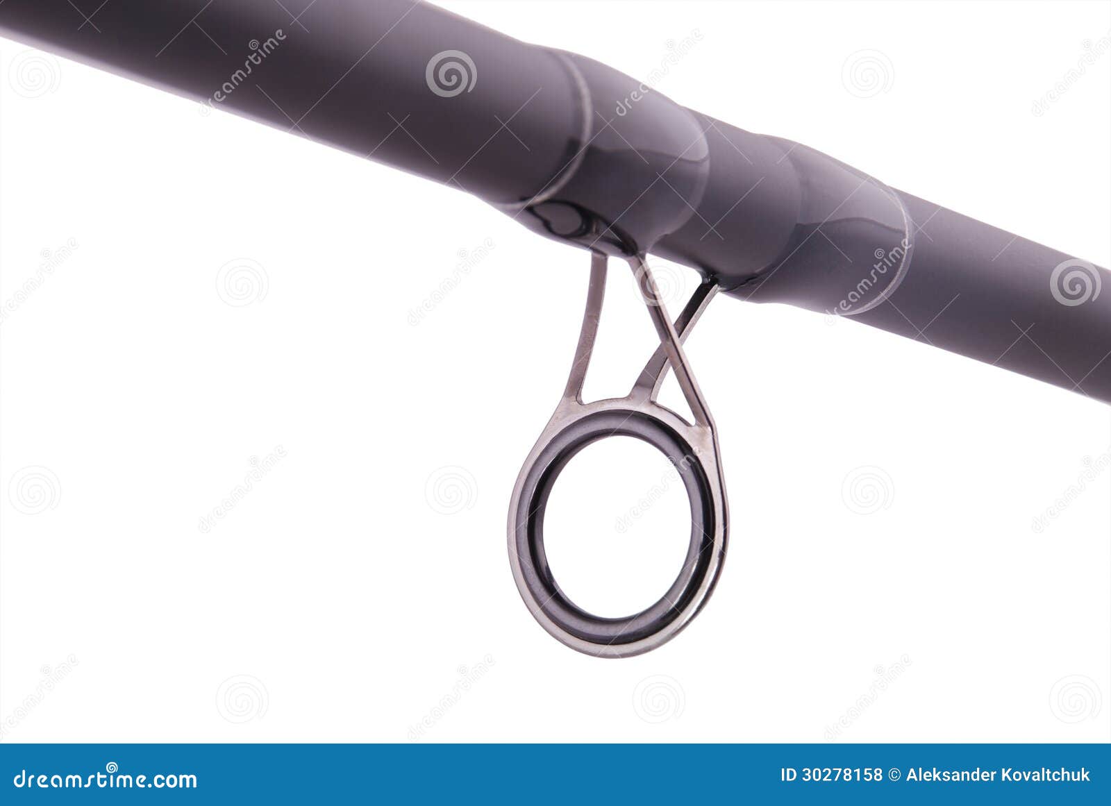 Fishing Rod Ring (Clipping Path) Stock Photo Image of single, silver