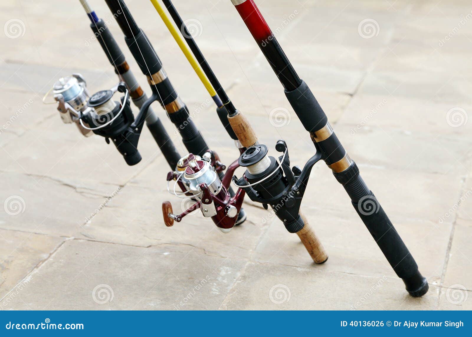 Fishing rods stock photo. Image of sport, rest, catch - 40136026