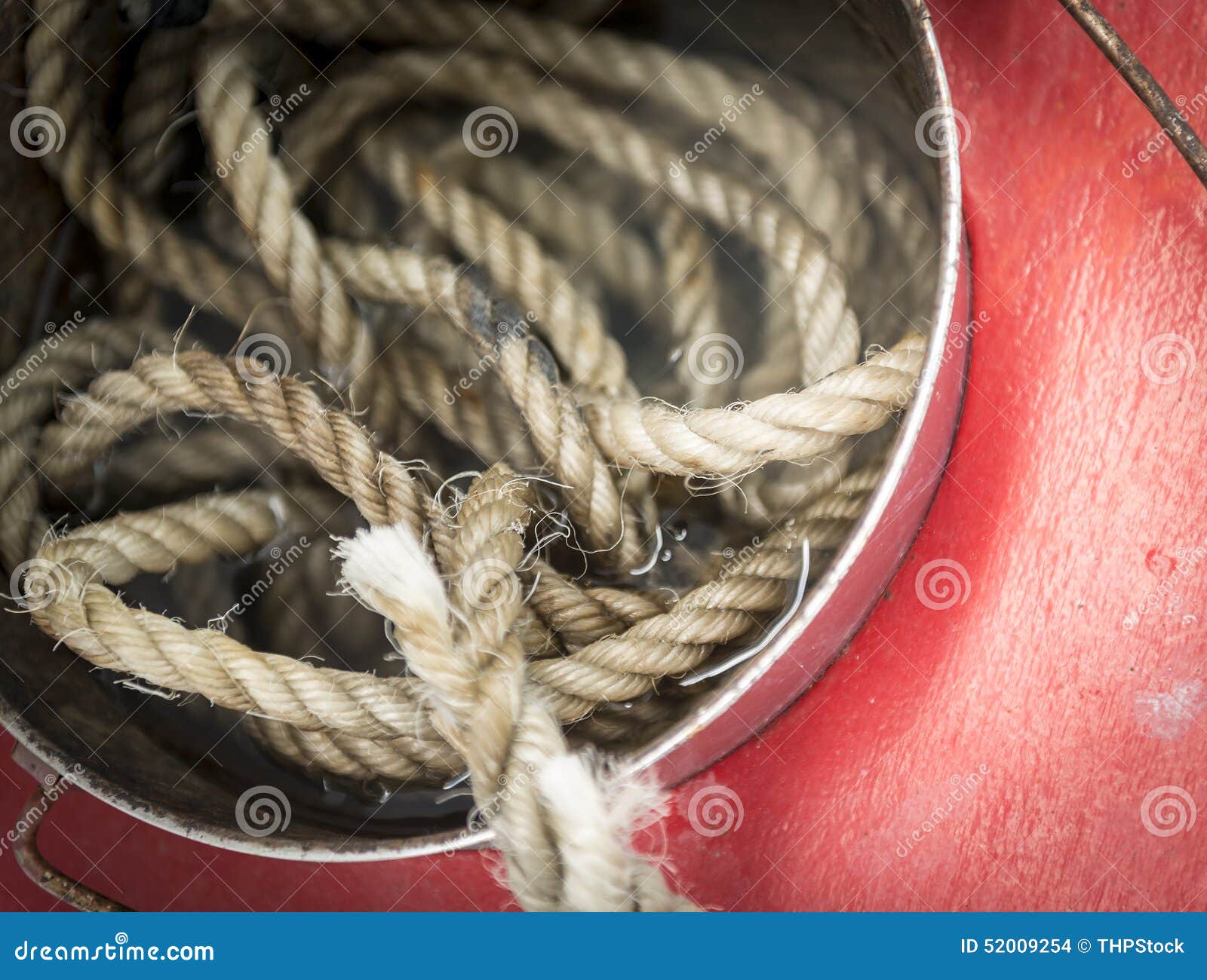 Fishing Rope stock photo. Image of bucket, marine, line - 52009254