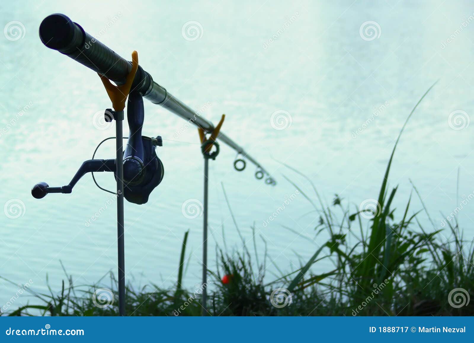 Fishing tackle stock image. Image of hunting, shore, shoreline 1888717