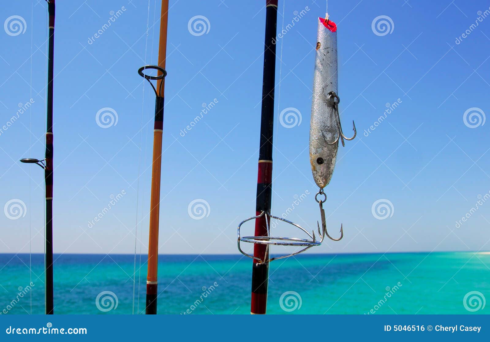 Fishing Tackle stock photo. Image of line, sport, shore 5046516