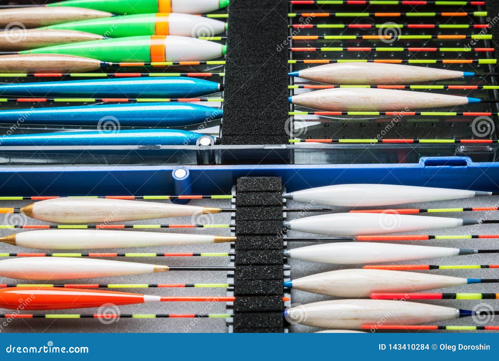 Fishing Tackle and Accessories for Catching Herabuna Stock Photo