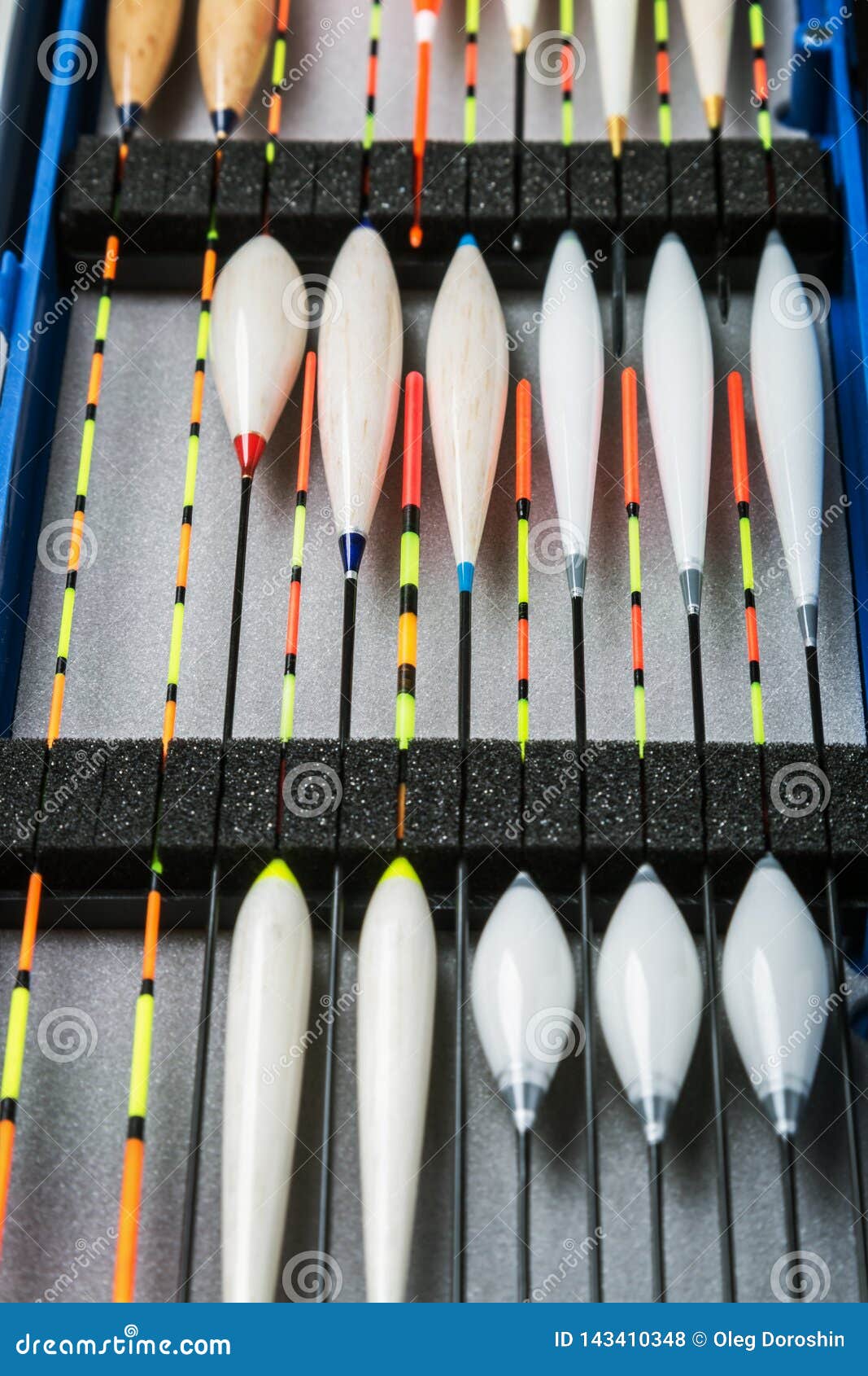 Fishing Tackle and Accessories for Catching Herabuna Stock Photo