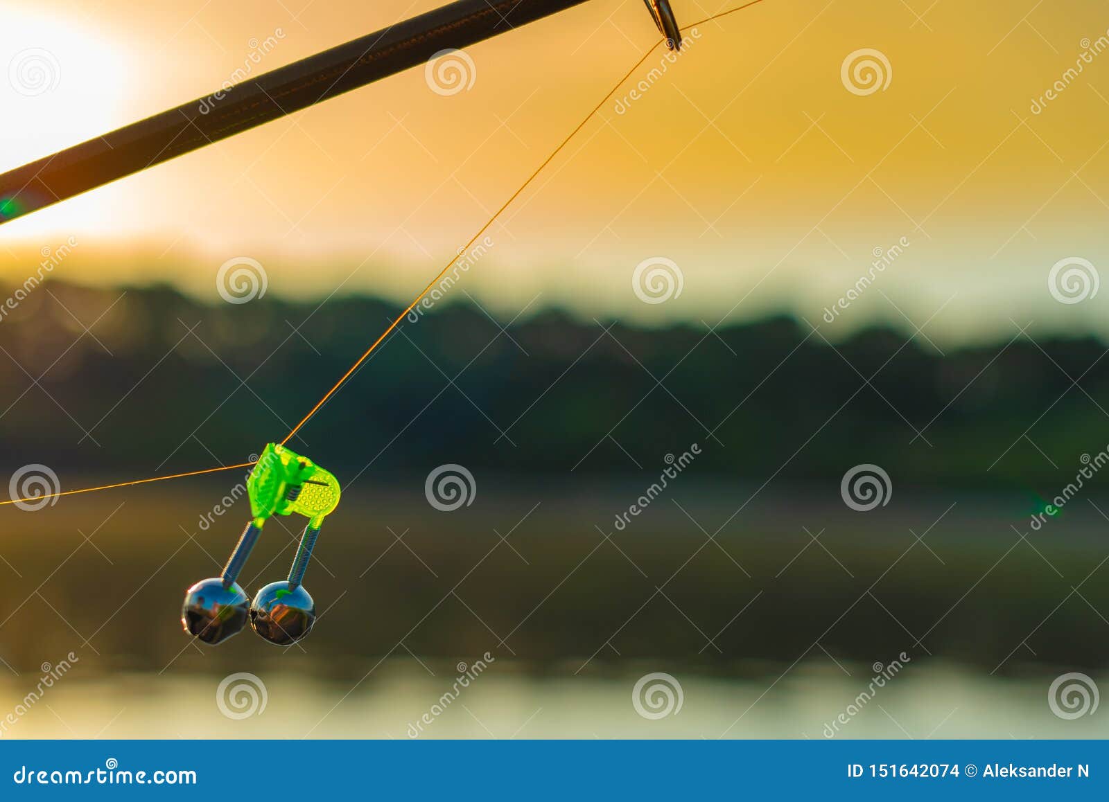 Fishing Tackle for Pond and Lake Stock Photo Image of nature, fisher