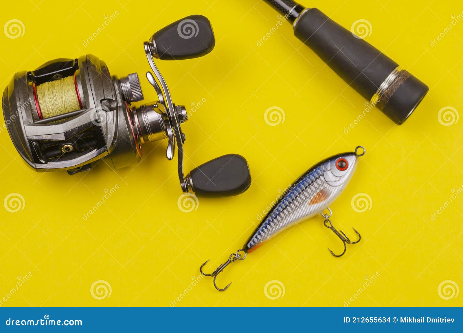 Fishing Tackle for Predatory Fish Stock Photo - Image of equipment,  closeup: 212655634