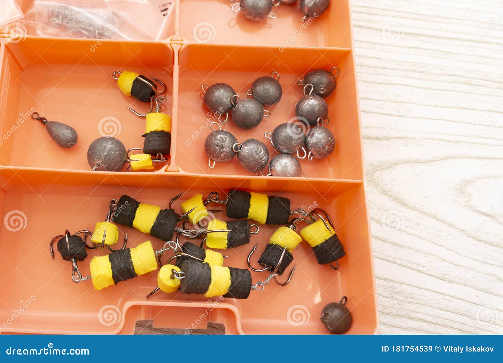 Fishing Tackle Fishing Spinning, Lures and Wobblers Stock Image