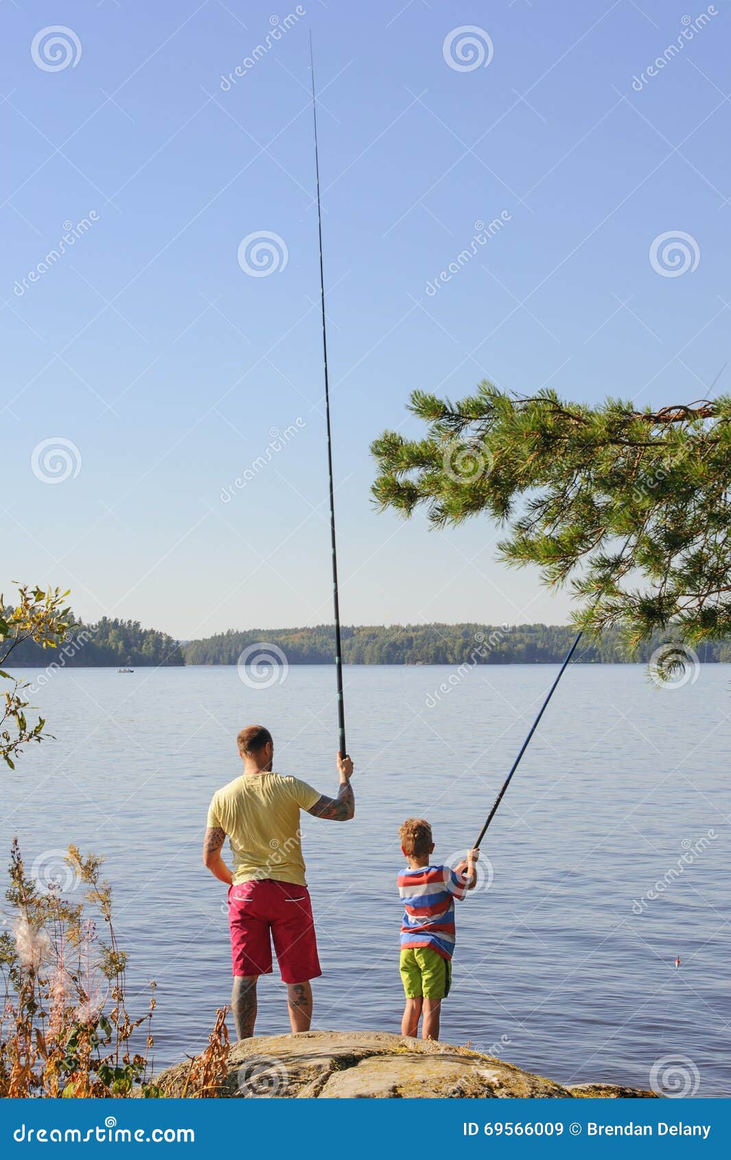 Fishing together stock image. Image of recreation, vacation - 69566009