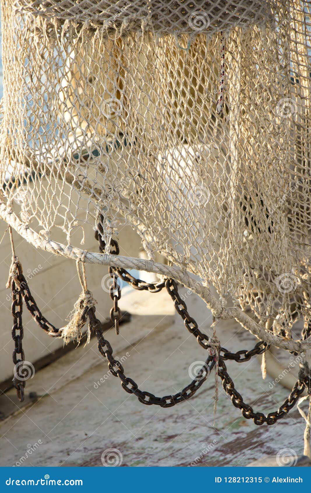 Fishing Trawl Net in a Trawler Boat Stock Image - Image of fishing, ship:  128212315