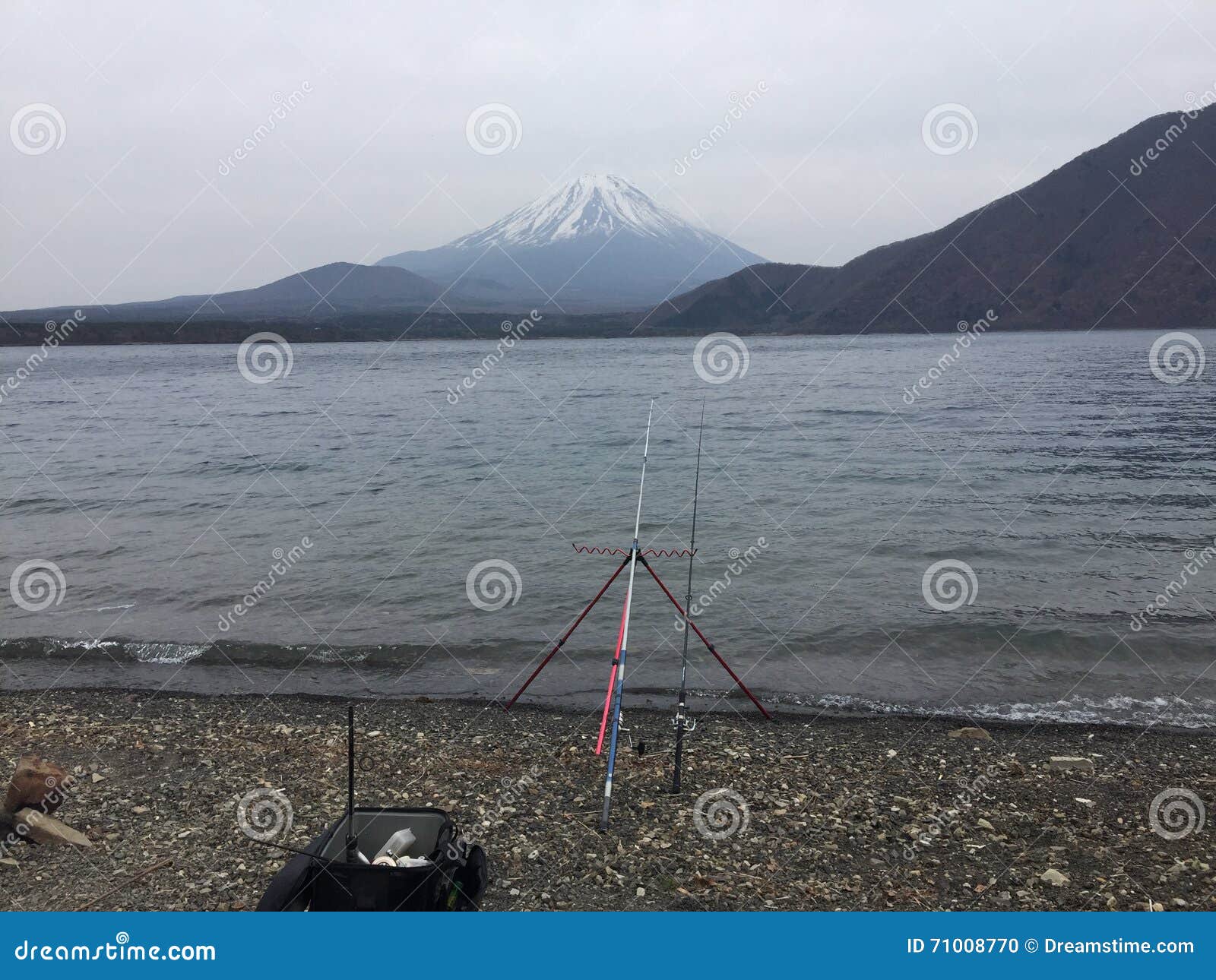 Fishing for trout in Japan stock photo. Image of fishing 71008770