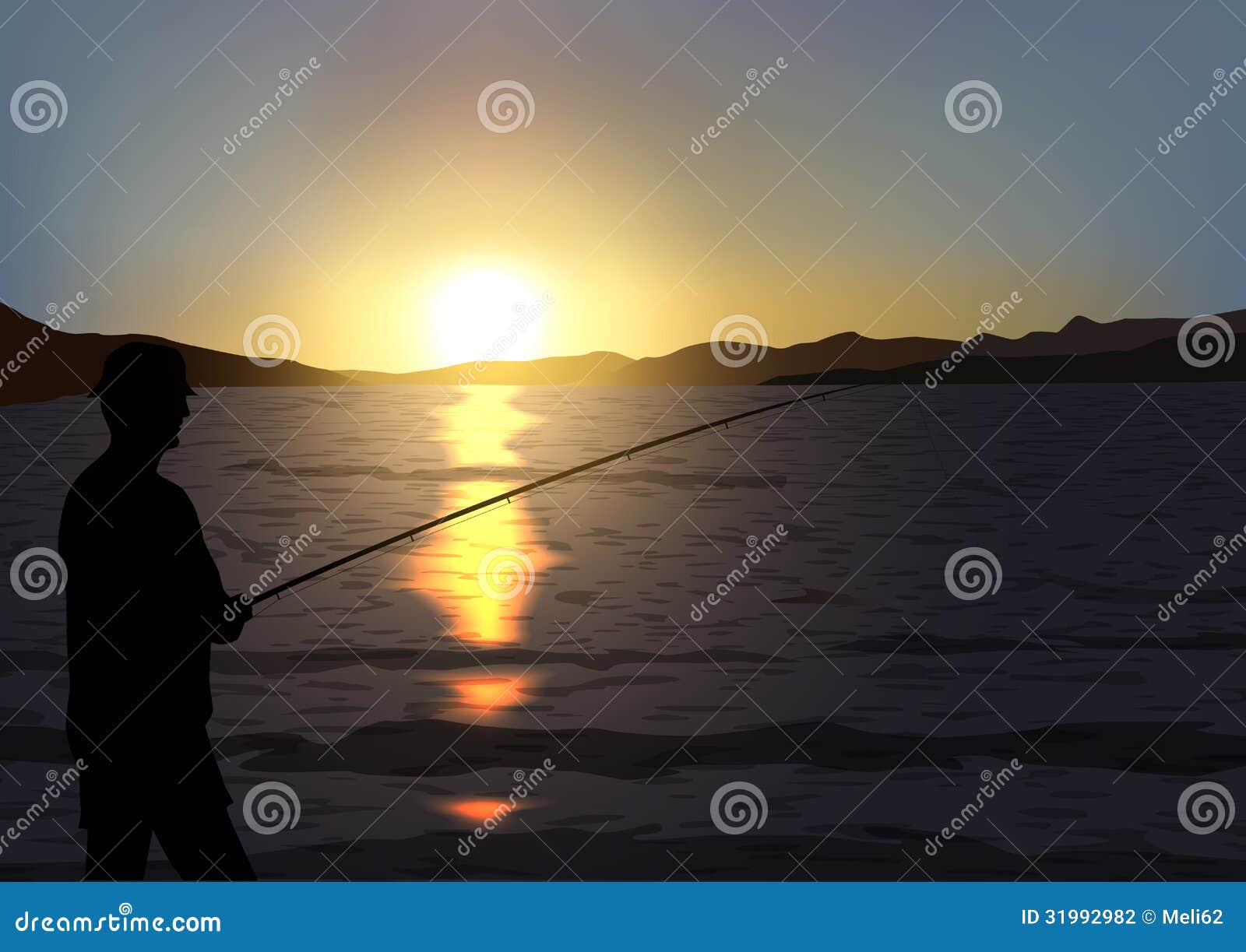 Free Free 204 Silhouette Fishing Scene Svg SVG PNG EPS DXF File