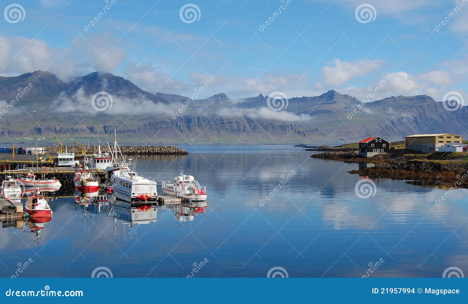 fishing village, djupivogur, iceland
