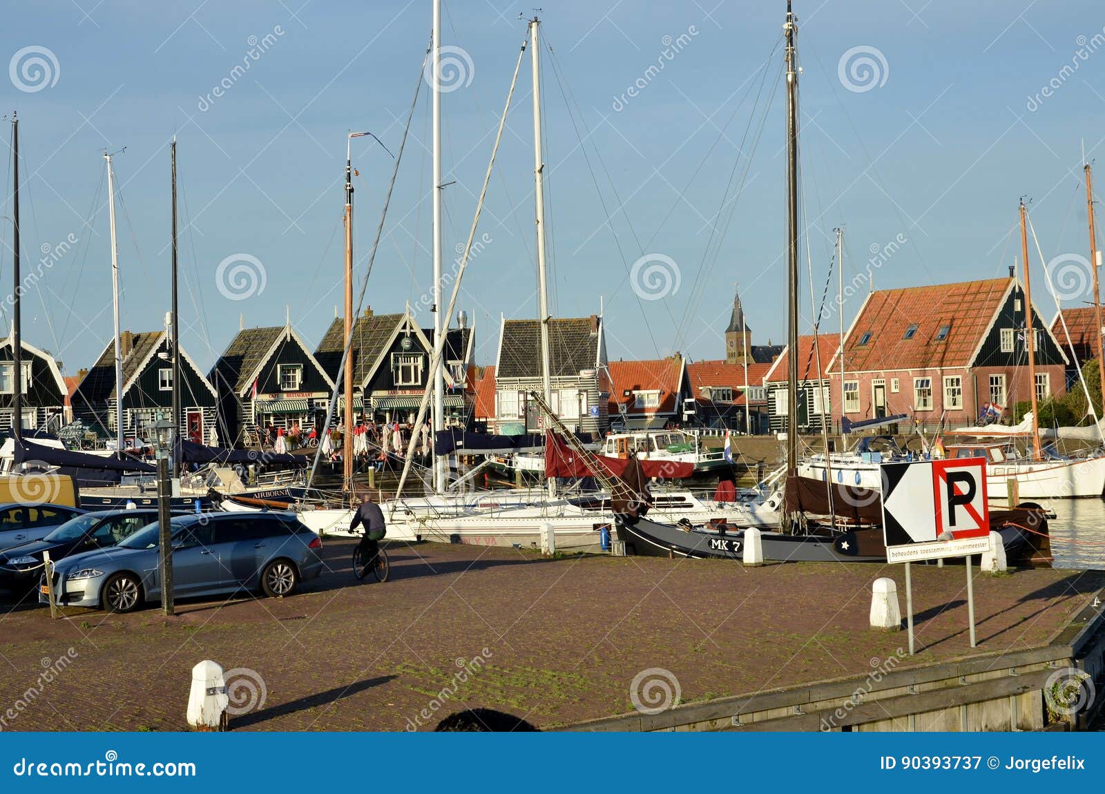 Fishing Village in Netherlands Editorial Photography Image of typical