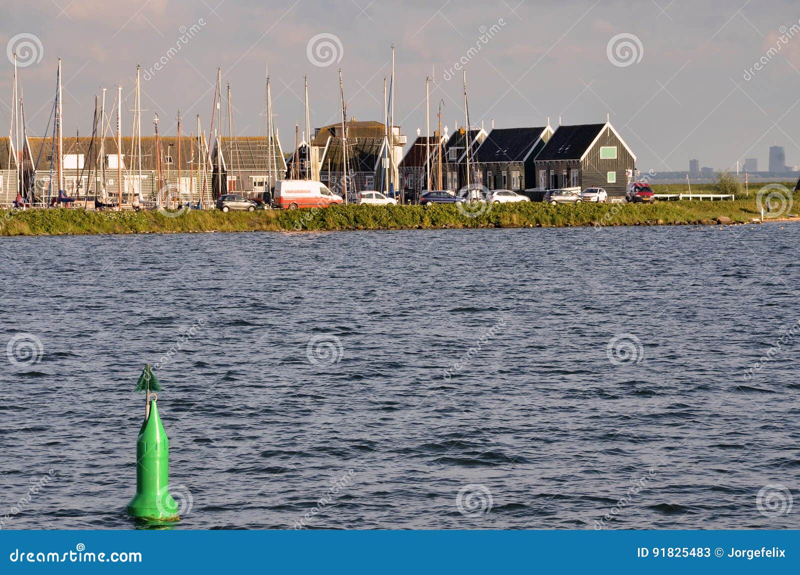 Fishing Village in Netherlands Editorial Stock Photo Image of buoy