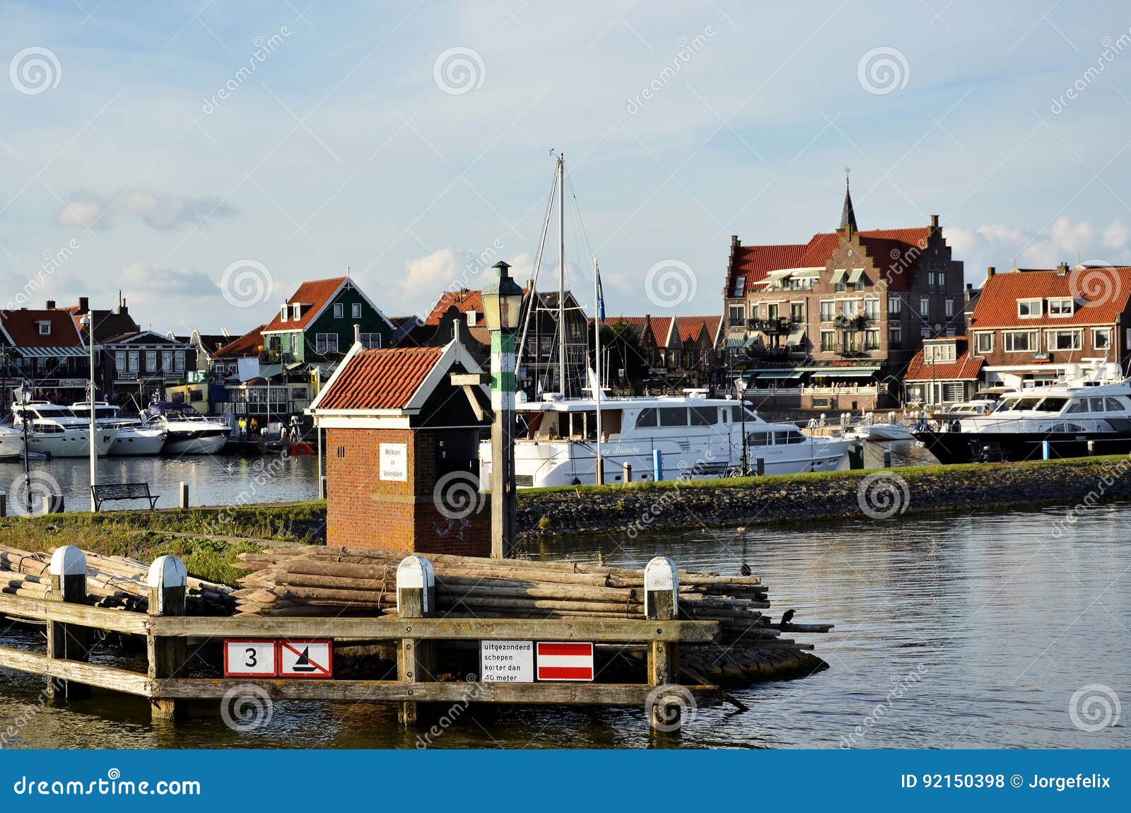 Fishing Village in Netherlands Editorial Stock Photo Image of typical