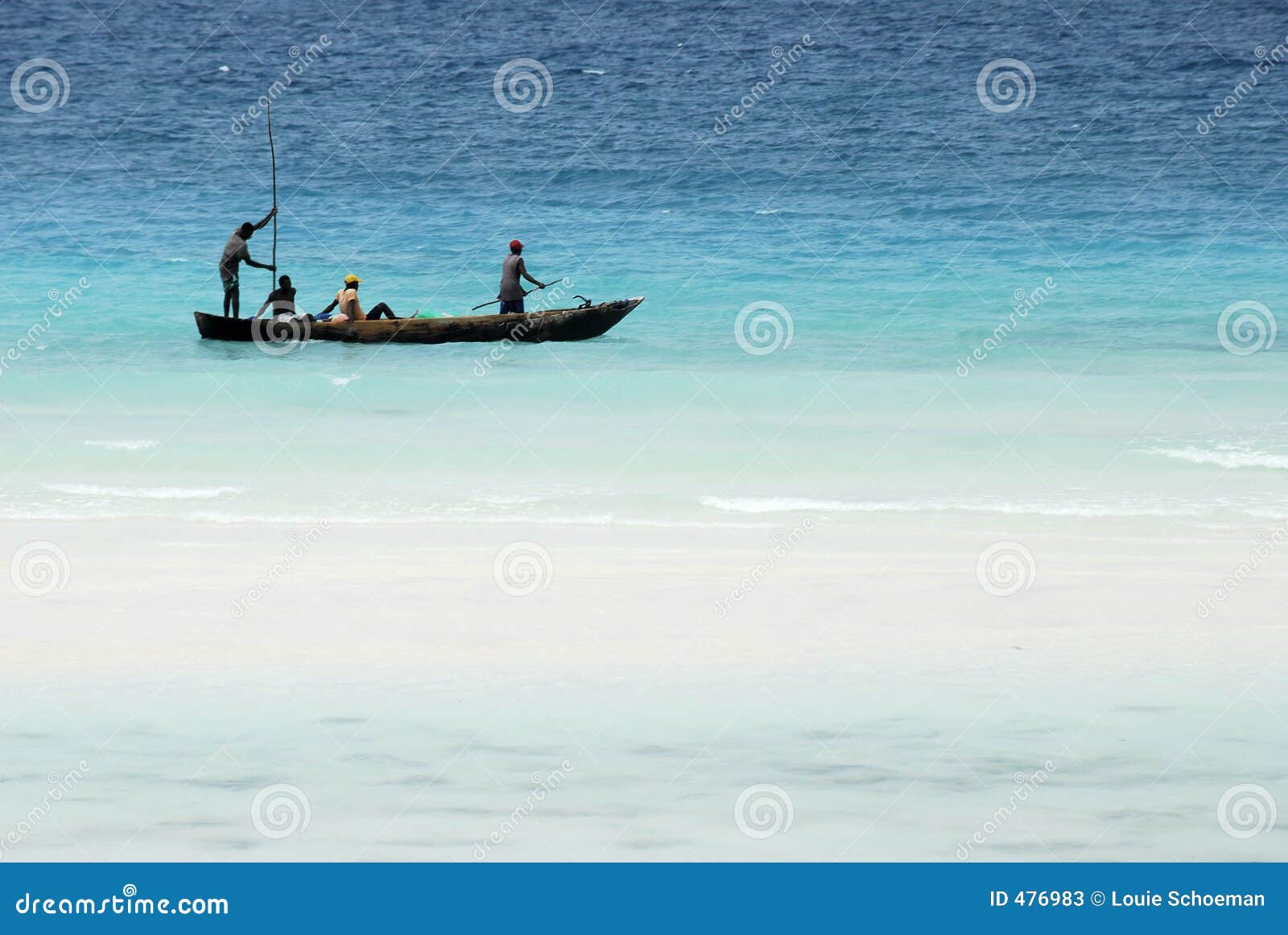 Fishing on Zanzibar Island stock image. Image of fish, island 476983