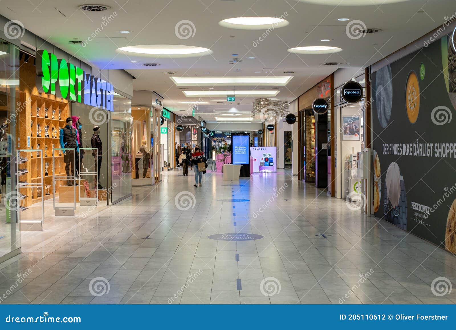 Fisketorvet Shopping Mall in Copenhagen, Editorial - Image of popular,