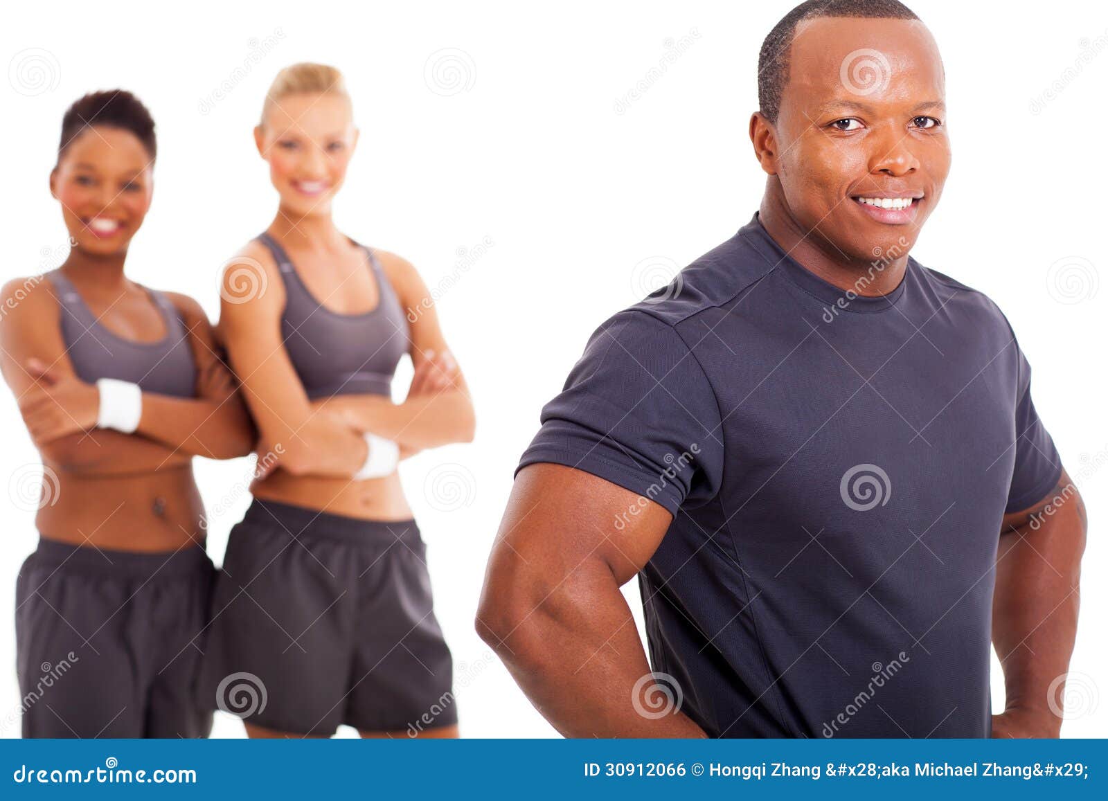 Fit African Man Royalty Free Stock Image - Image: 30912066