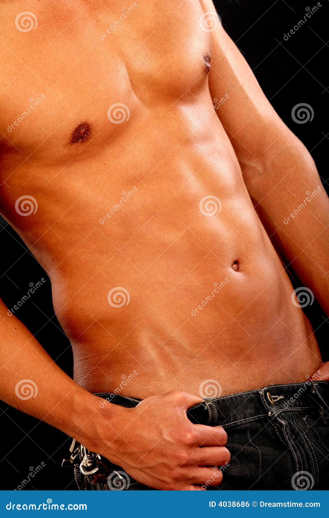 Fit male torso stock photo. Image of sport, skin 
