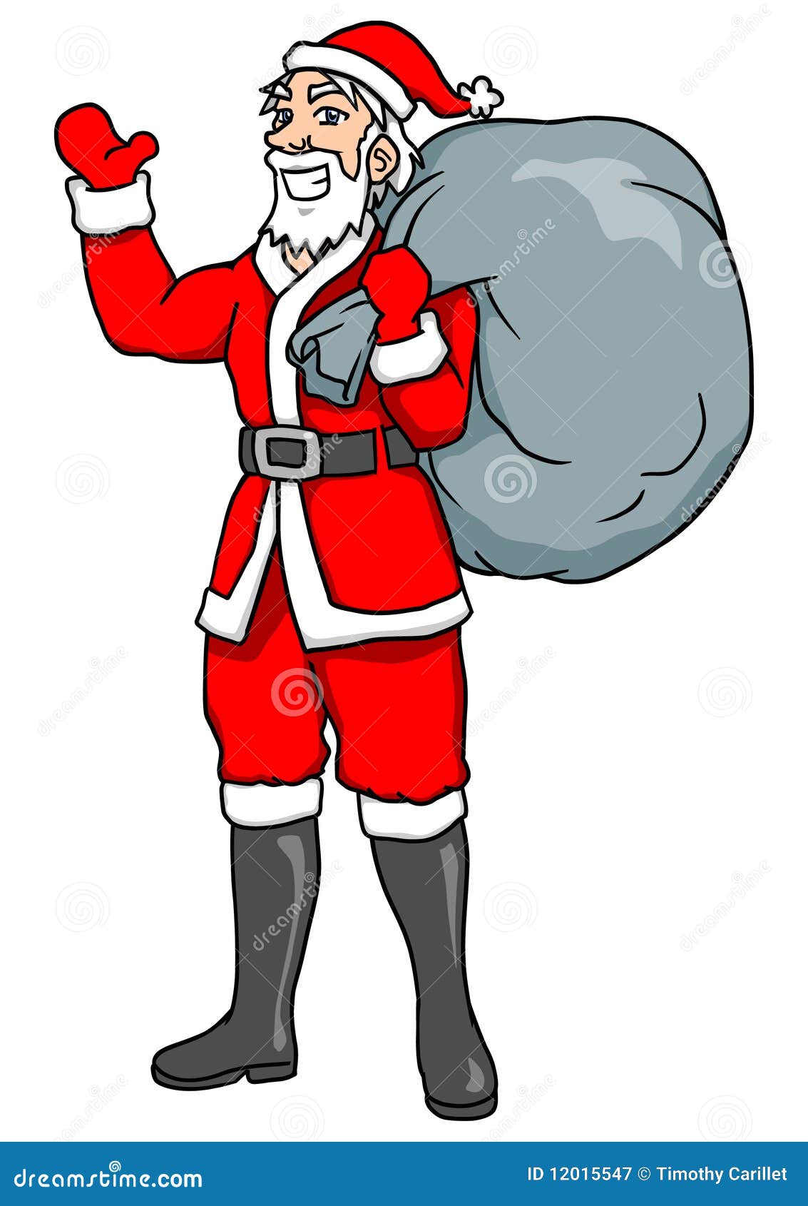 santa exercising clipart - photo #13