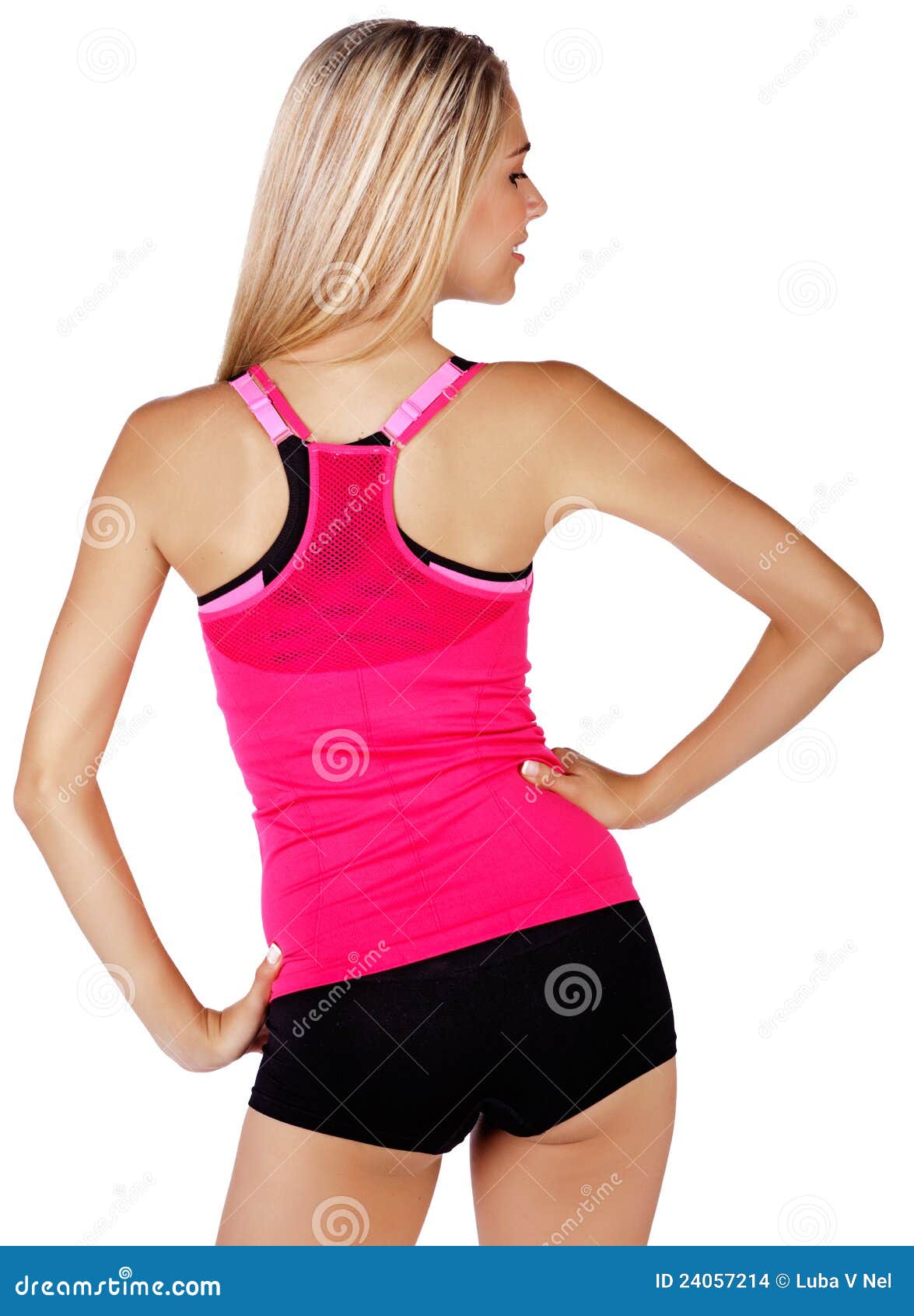 Fit Woman Back Stock Images - Image: 24057214