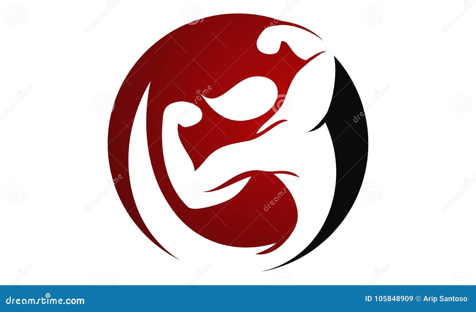 Fitness Center Logo Design Template Stock Vector Illustration Of