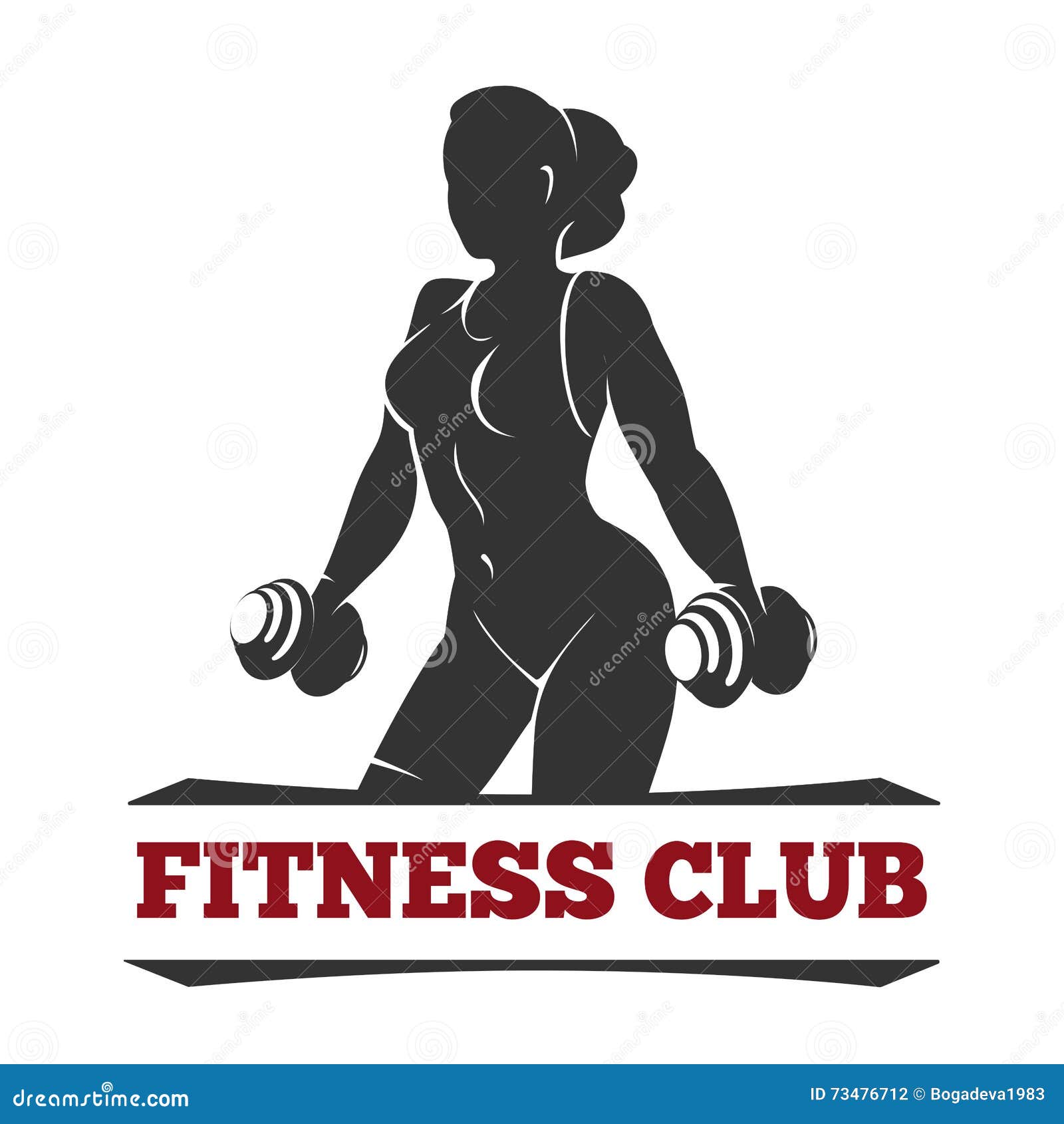 Fitness Club Logo Neon Signs Style Text VectorUnique Neon Style Design ...