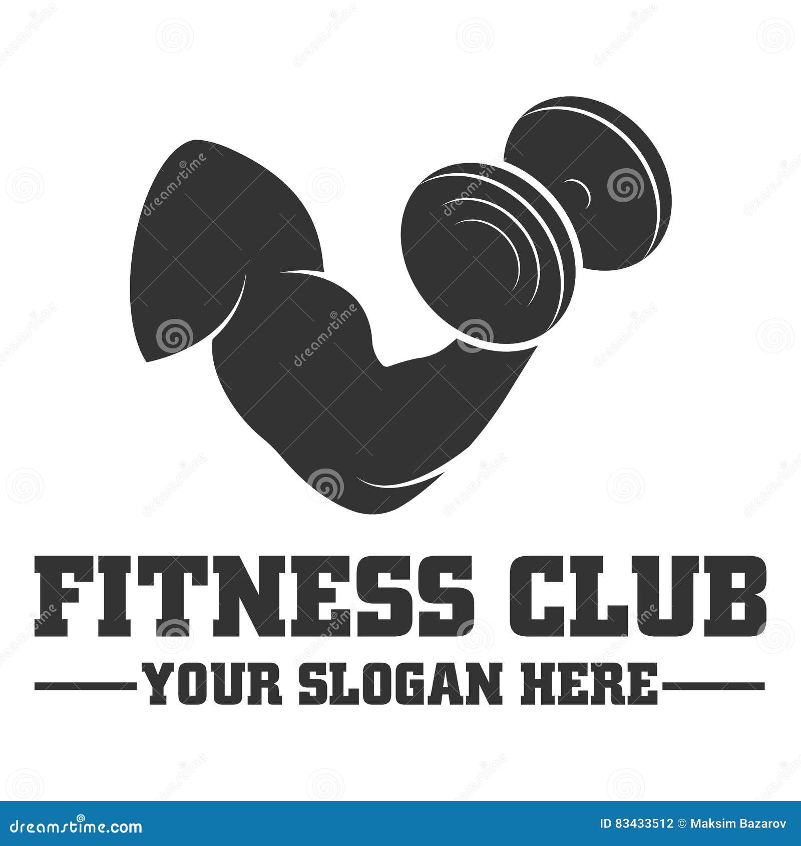 Download Fitness Club Logo Design Template Stock Vector ...