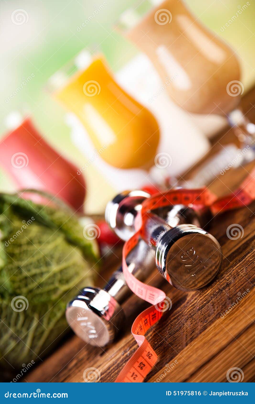Fitness Cocktail, Healthy and Fresh Stock Photo - Image of slim, shake ...