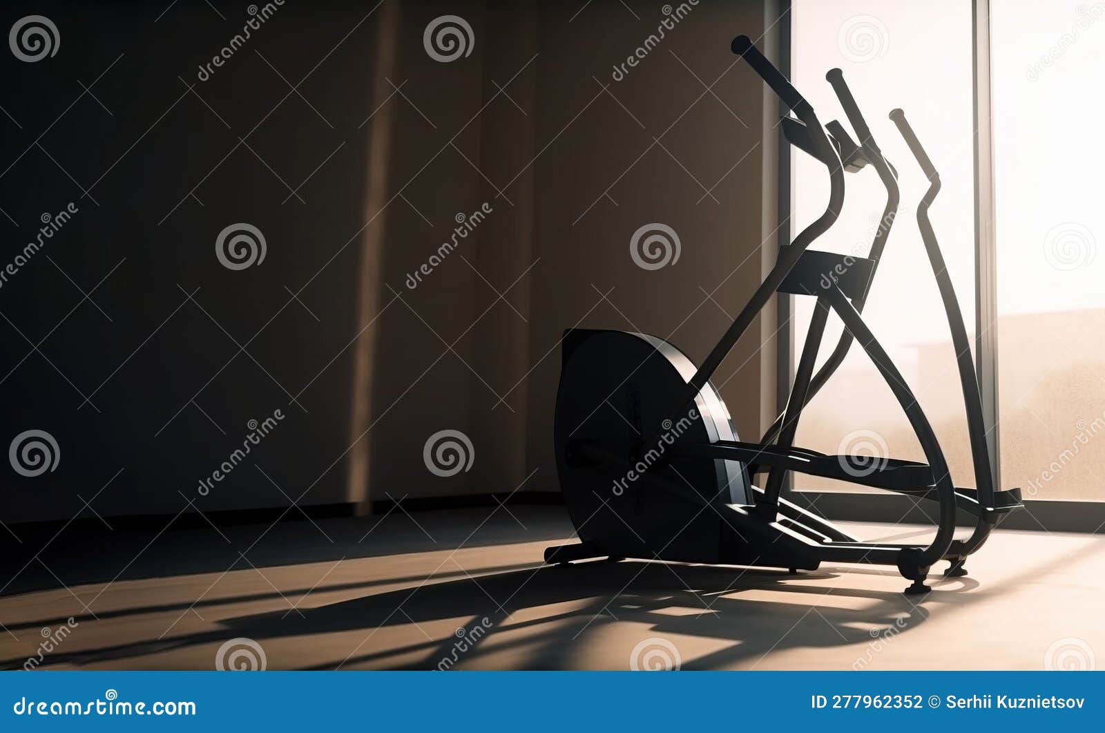 Fitness and Health Exercise Machine in the Gym. AI Generated. Stock