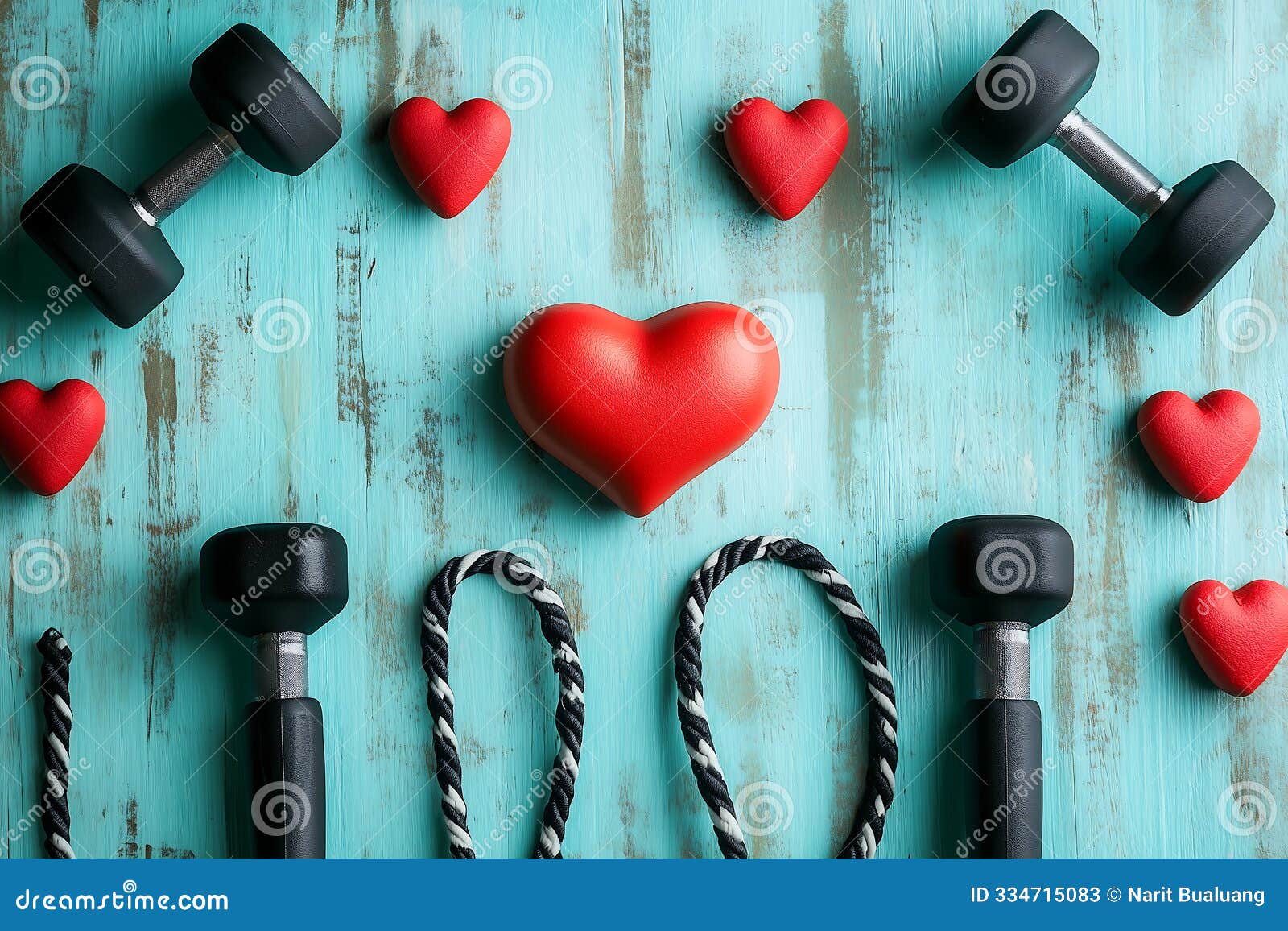 fitness and heart health concept