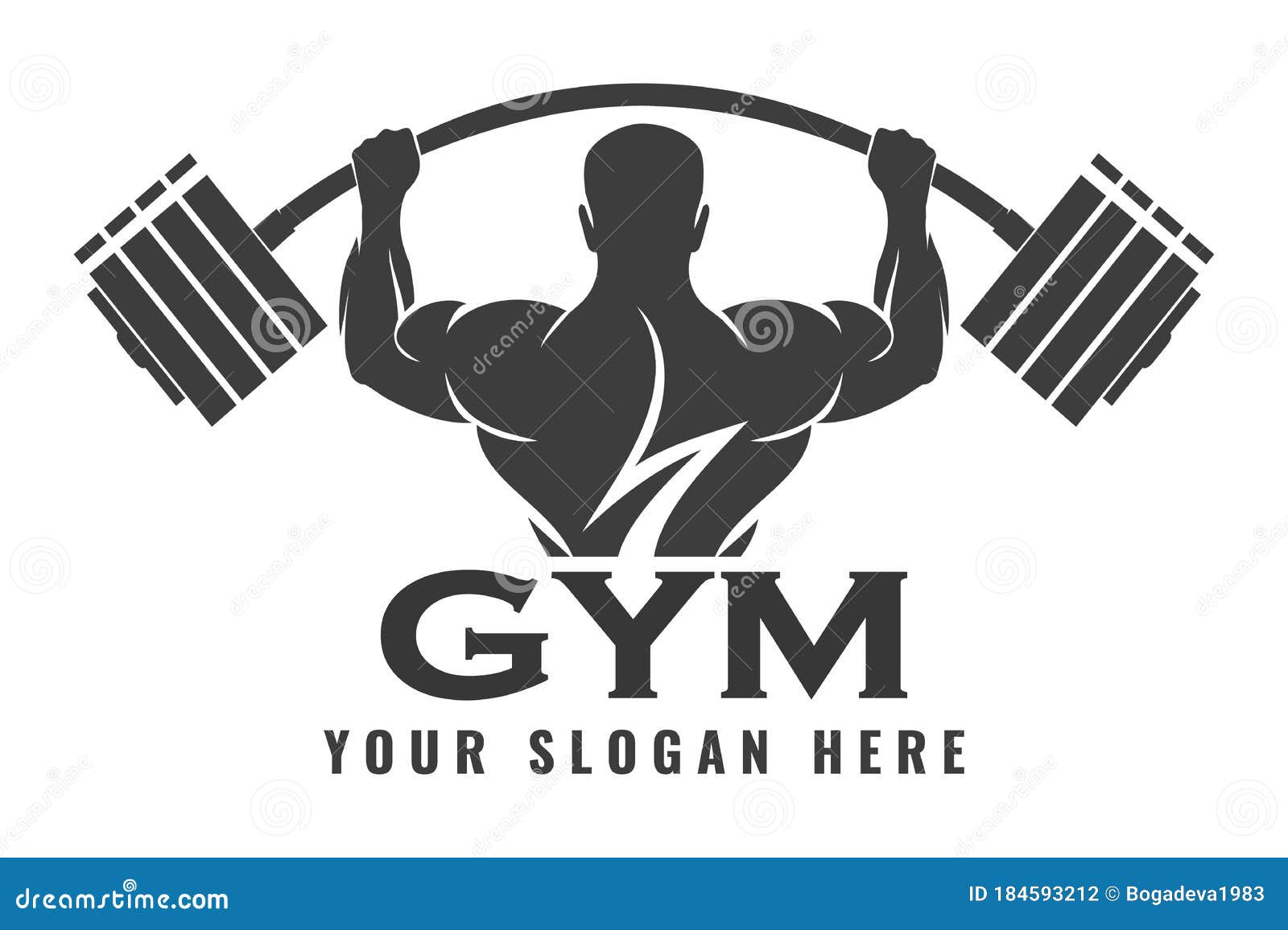 Fitness Logo Design Template Design For Gym And Fitness Club Stock Vector Illustration Of Champion Fitness