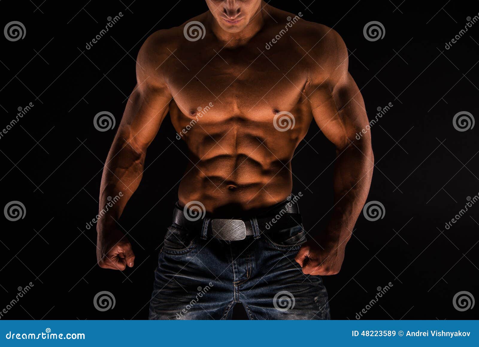 fitness male torso