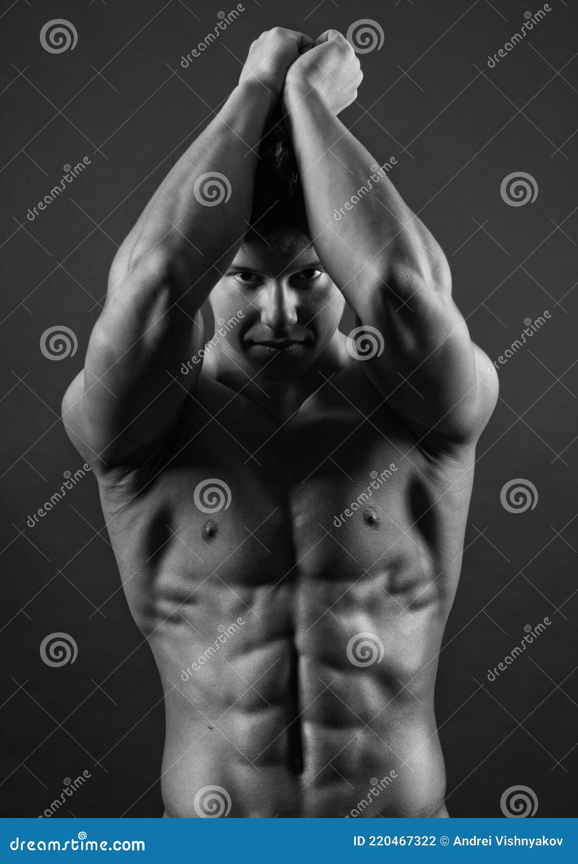 Fitness model stock photo. Image of pack, strength, exercising 220467322