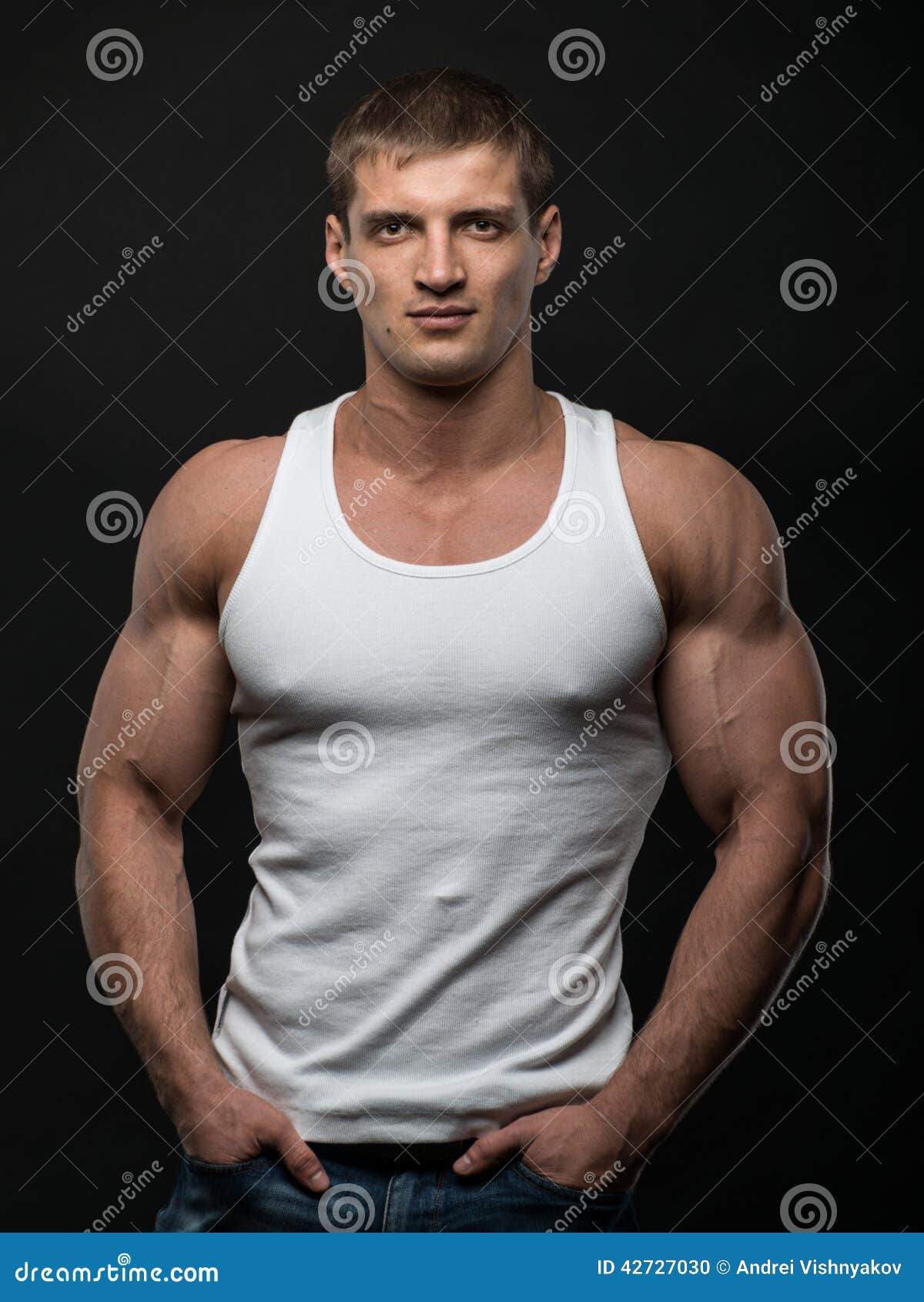 Fitness model stock photo. Image of torso, young, male 42727030