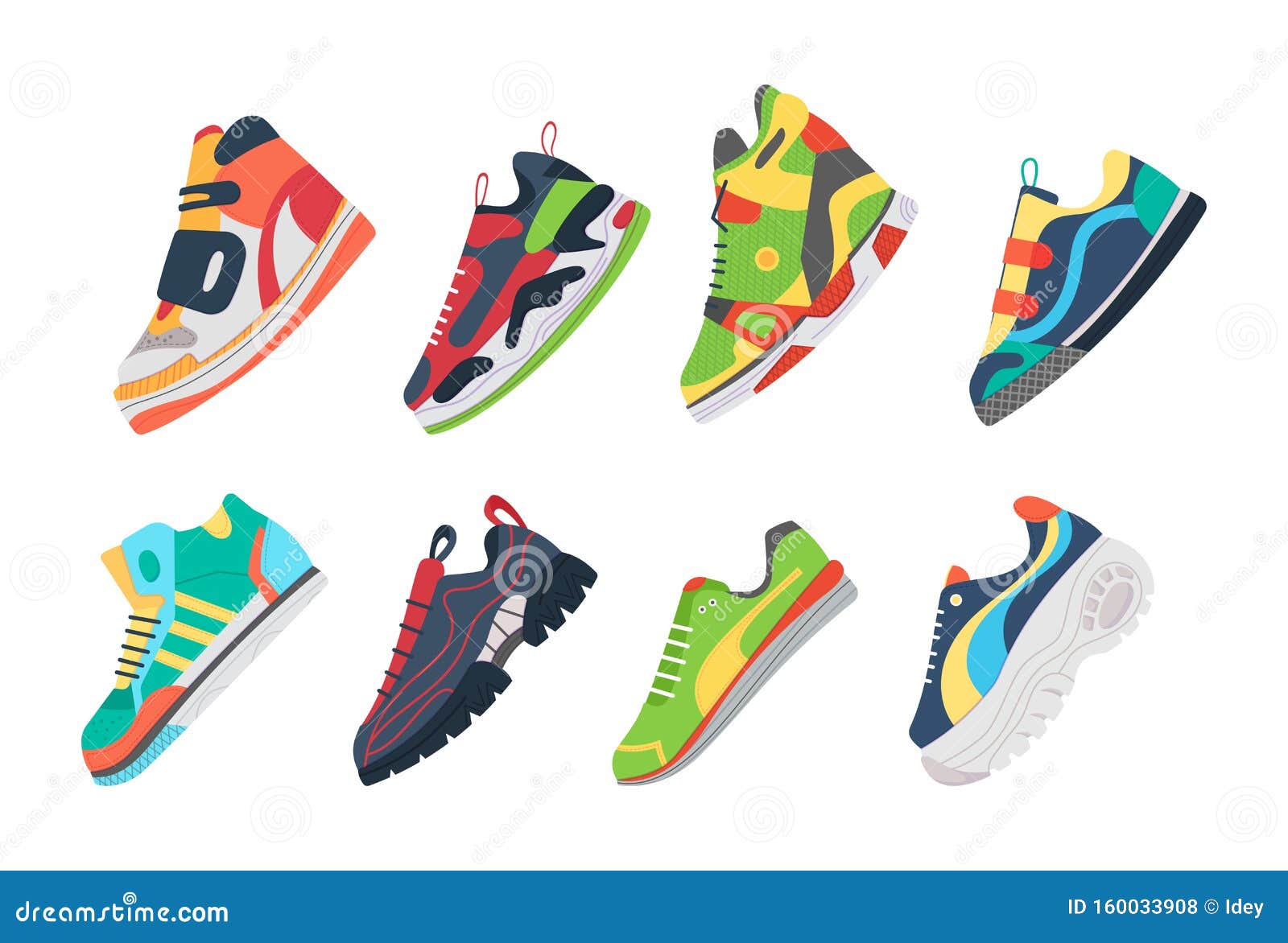 Comfortable Shoes for Training, Running and Walking. Editorial Stock Photo  - Illustration of design, shopping: 160033908
