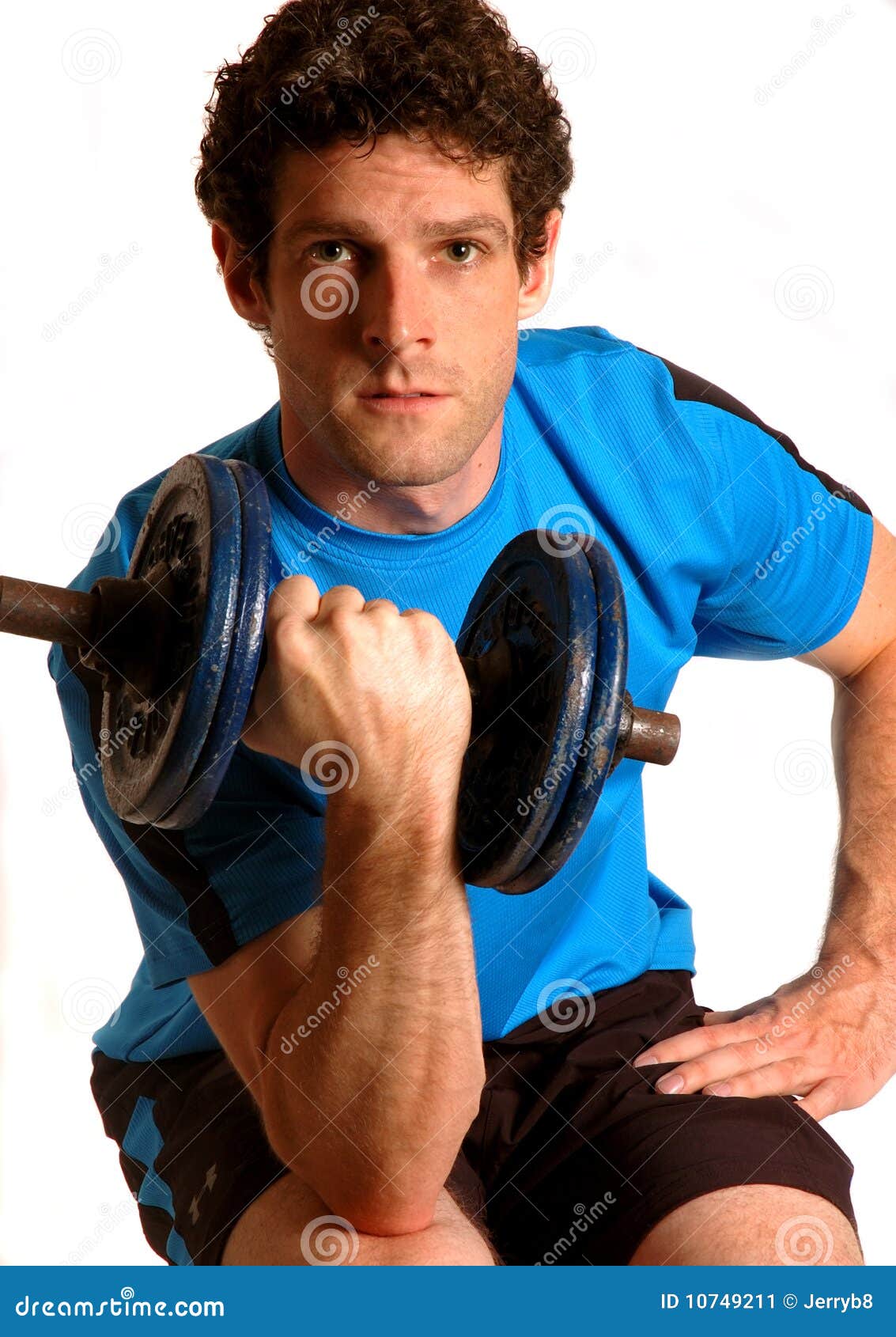 Fitness Trainer stock image. Image of studio, portrait - 10749211