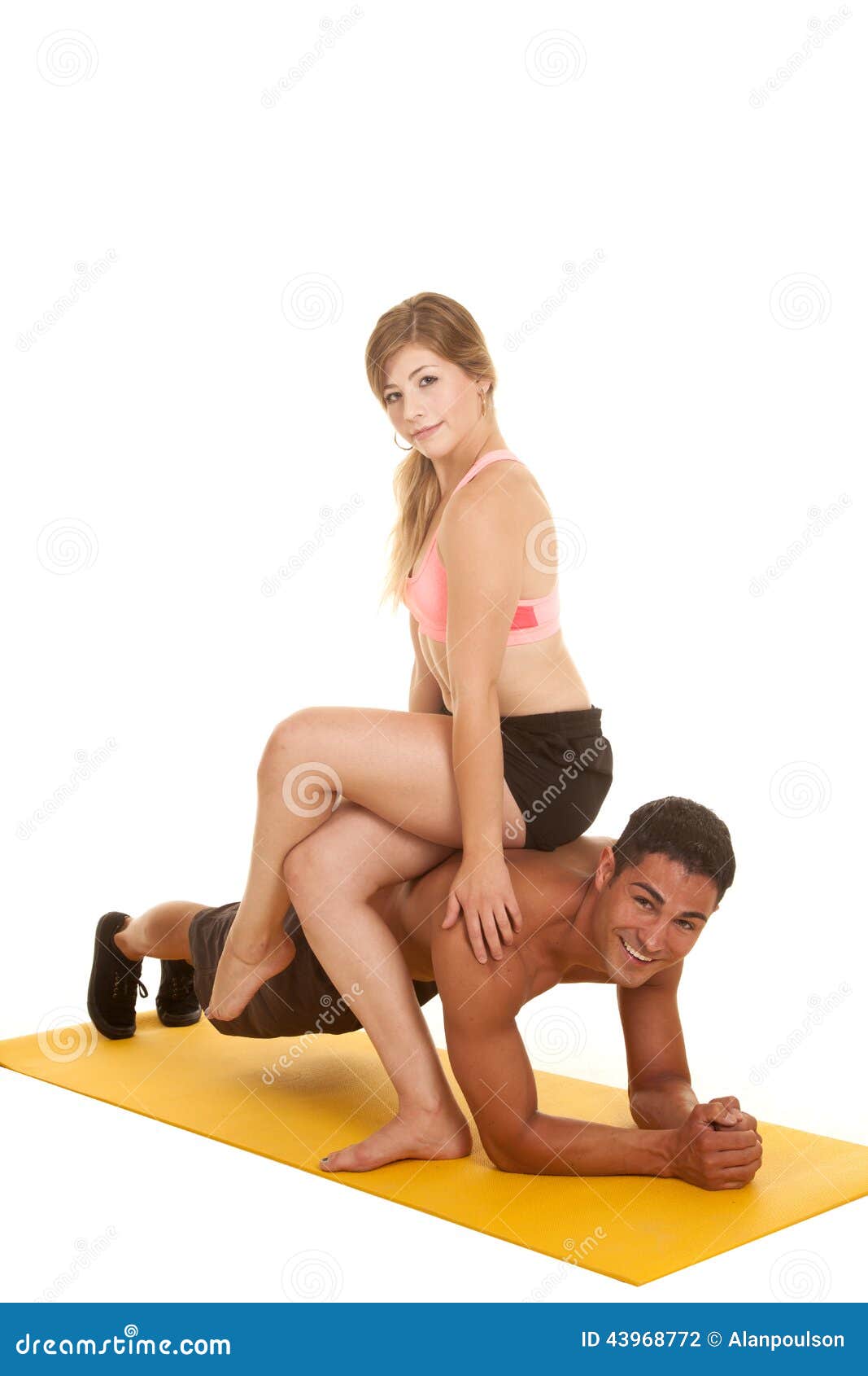 Woman sitting on mans face Woman sitting on mans face