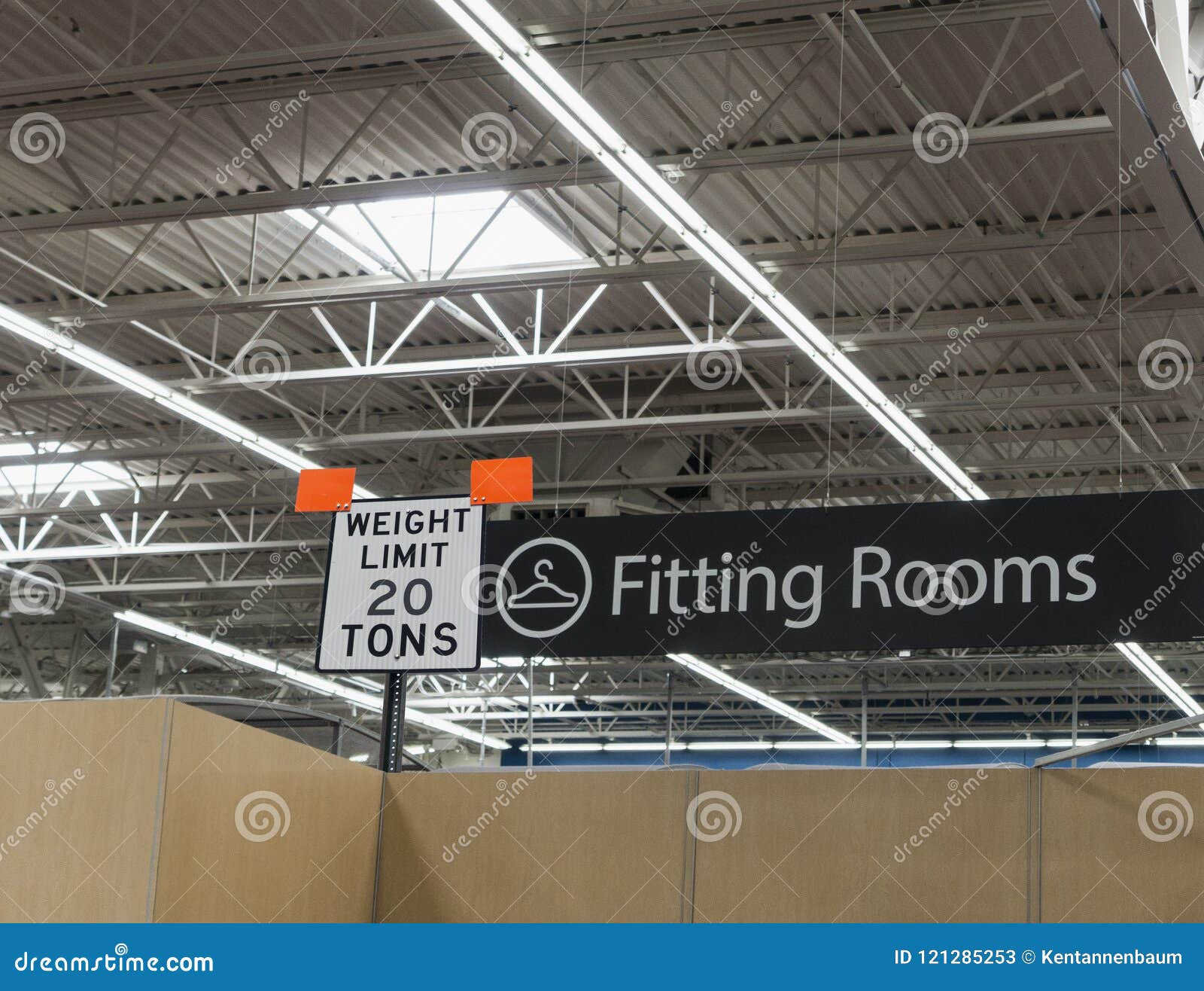 Fitting Room with Weight Limit Sign Stock Image Image of nutrition