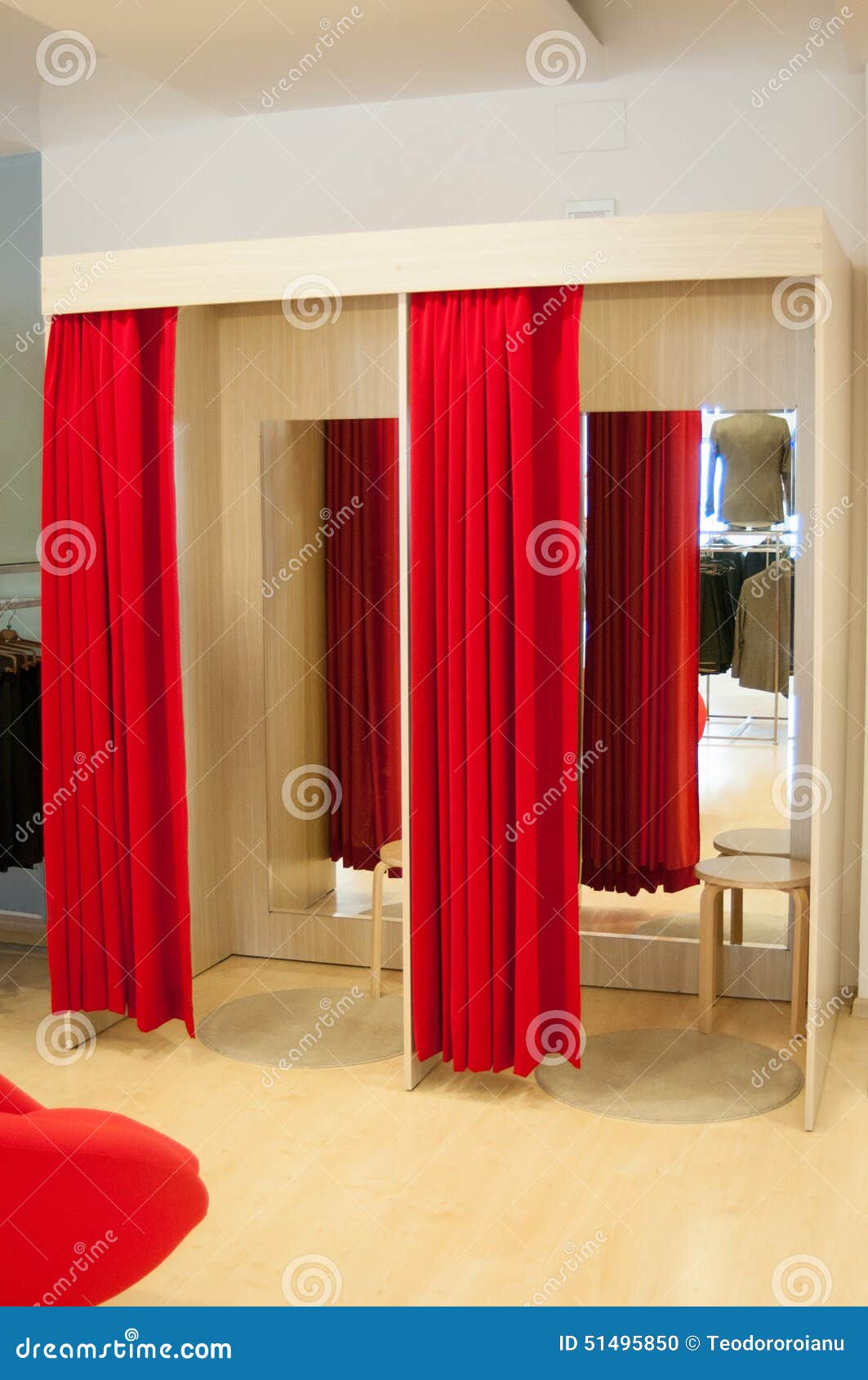 Fitting rooms stock photo. Image of mesh, rooms, abstract 51495850